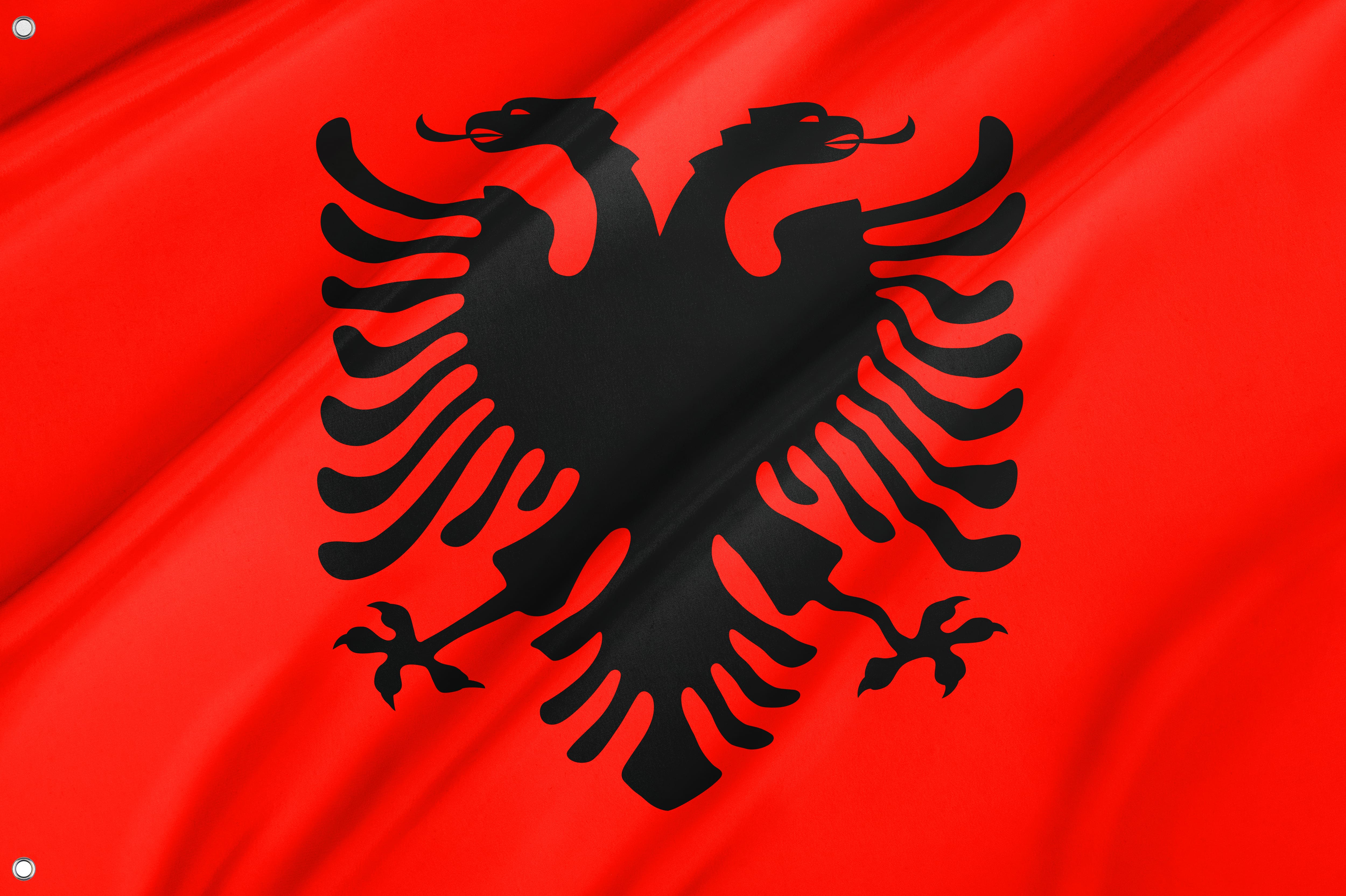 Albania Flag for Indoor & Outdoor Use