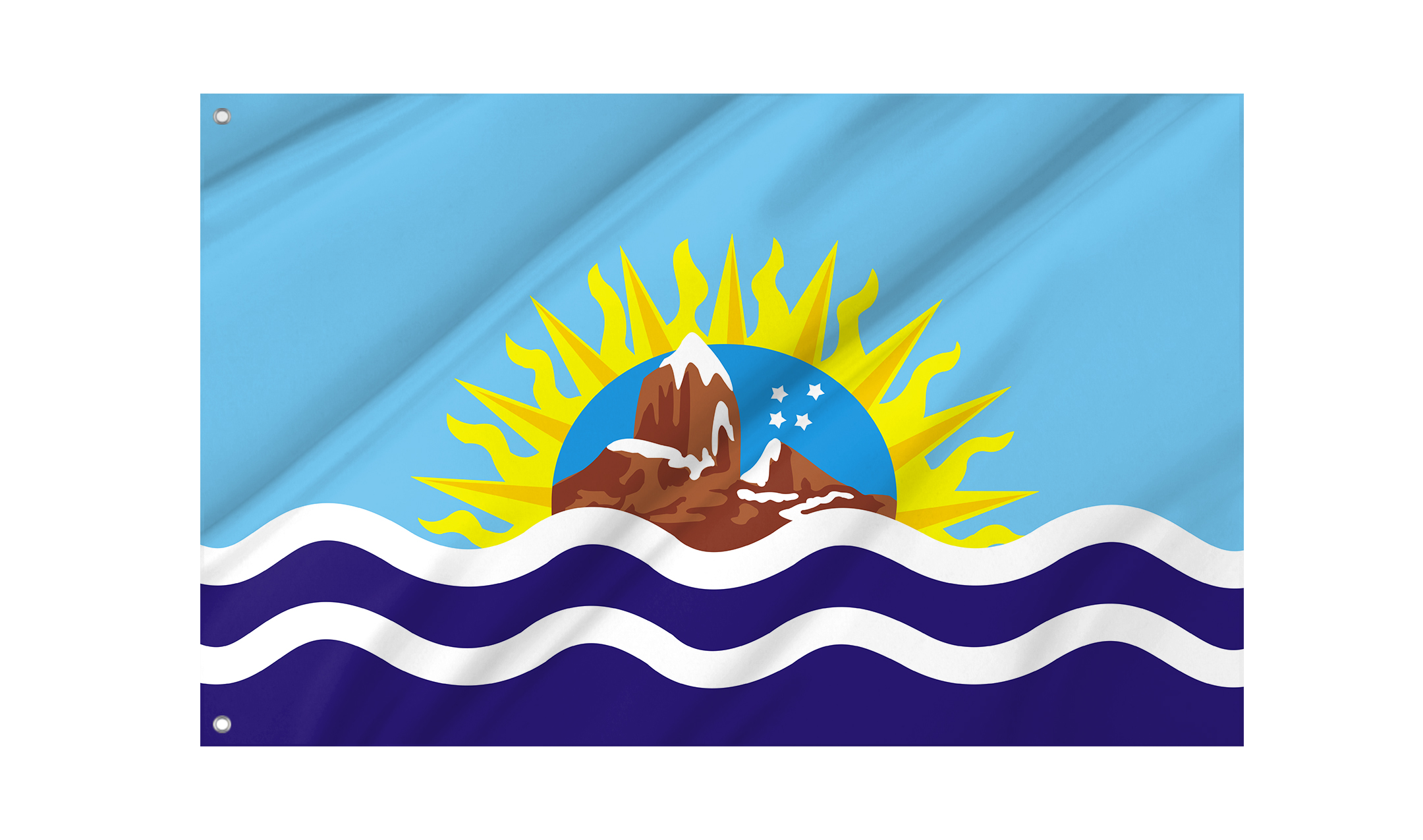 Santa Cruz Flag for Indoor & Outdoor Use