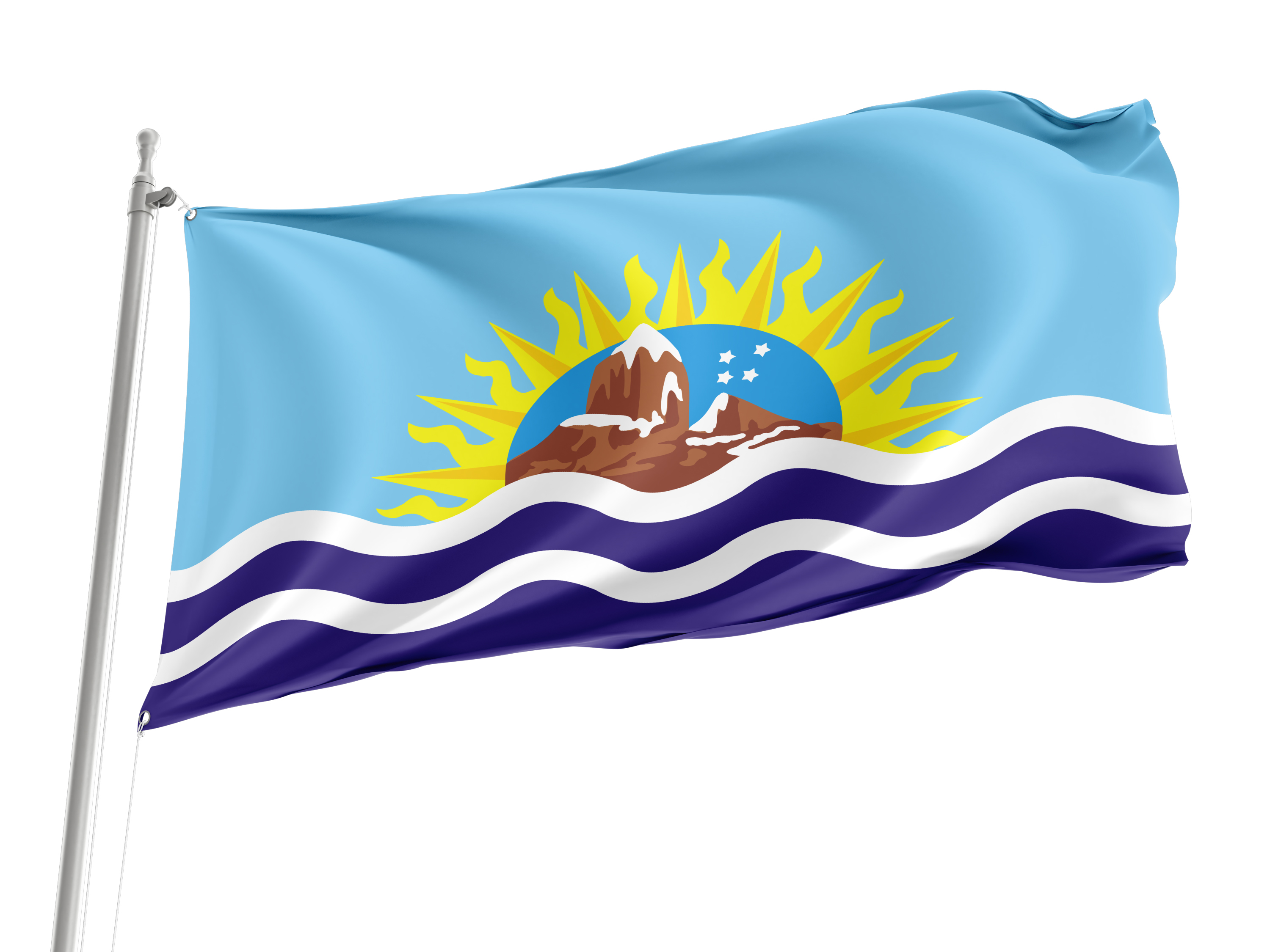 Santa Cruz Flag for Indoor & Outdoor Use