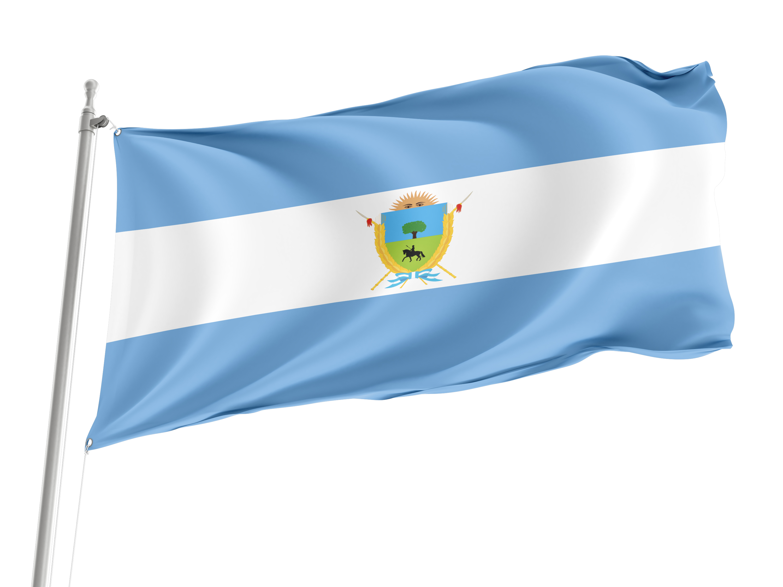 La Pampa Flag for Indoor & Outdoor Use