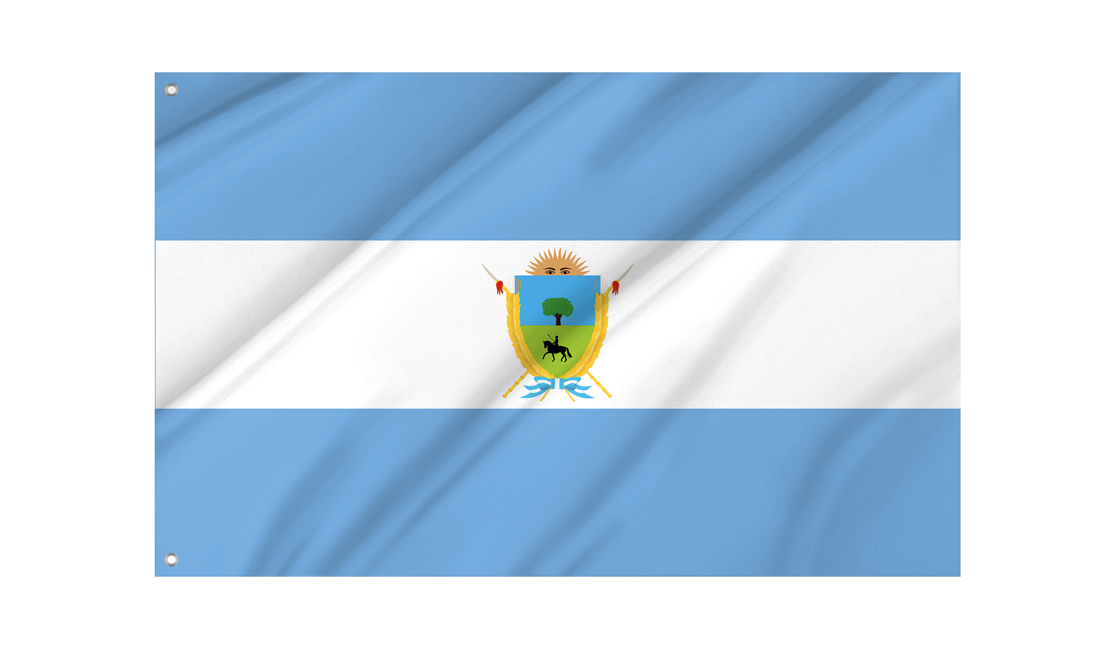 La Pampa Flag for Indoor & Outdoor Use