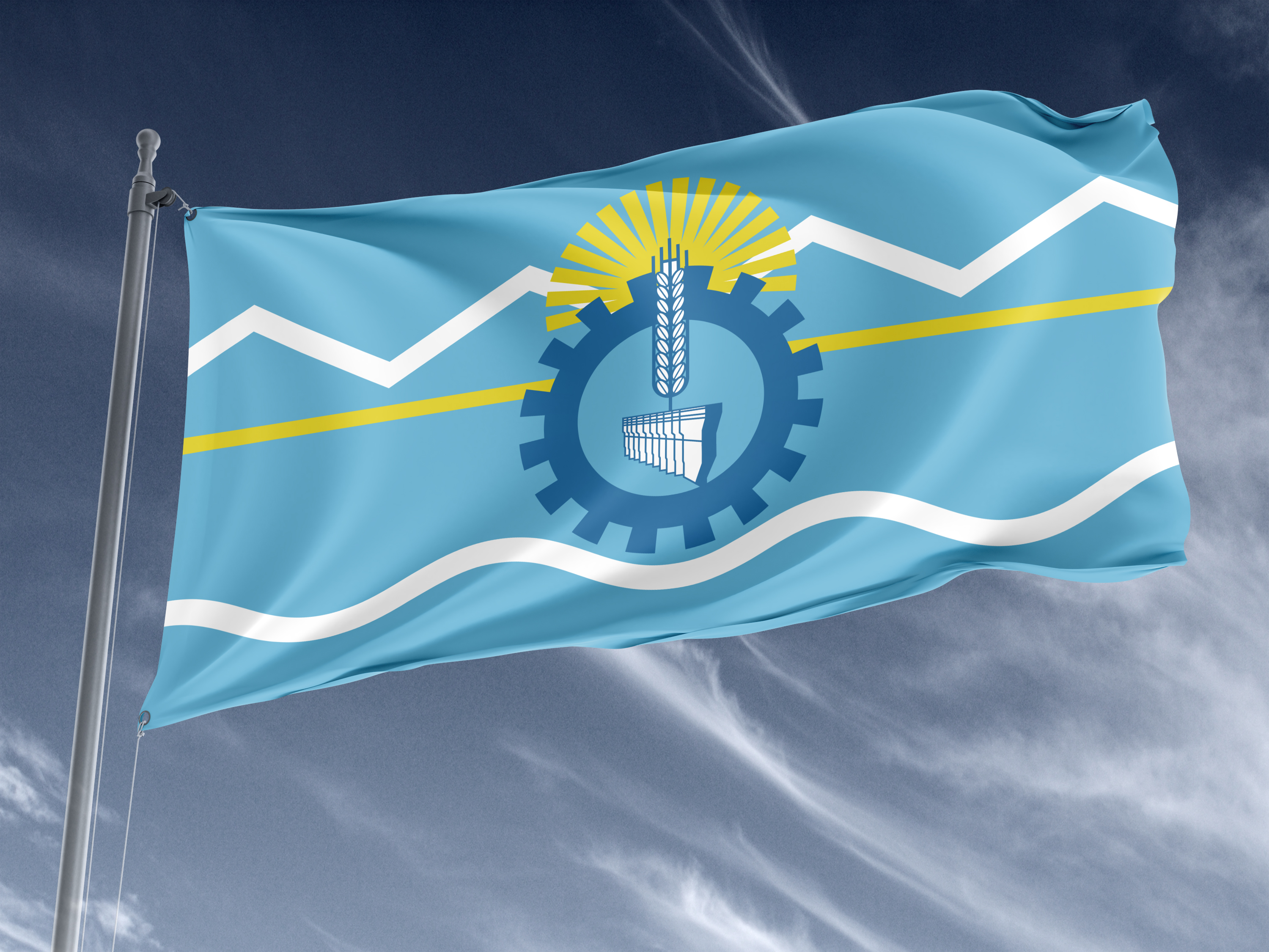 Chubut Flag for Indoor & Outdoor Use