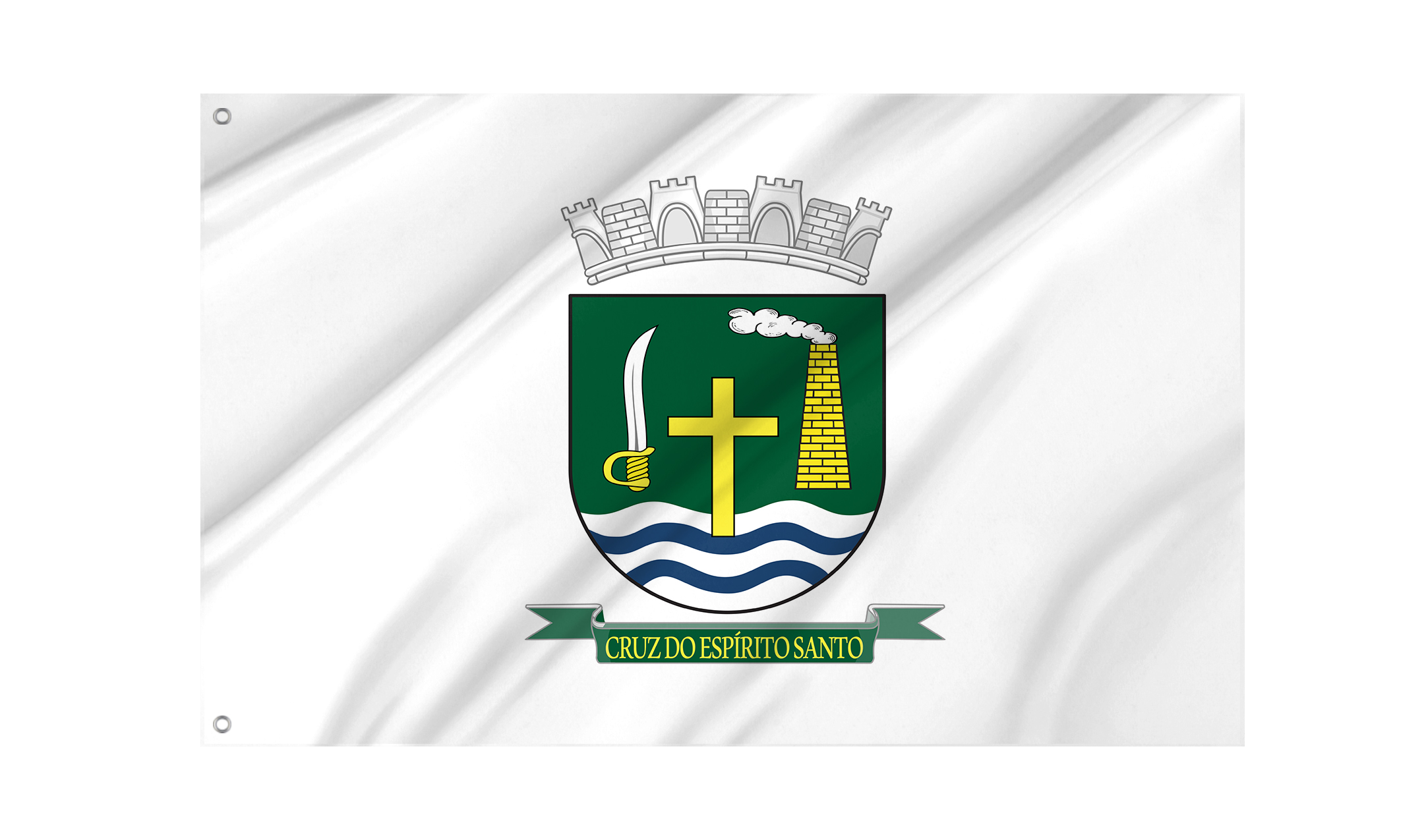 Cruz do Espírito Santo Flag for Indoor & Outdoor Use