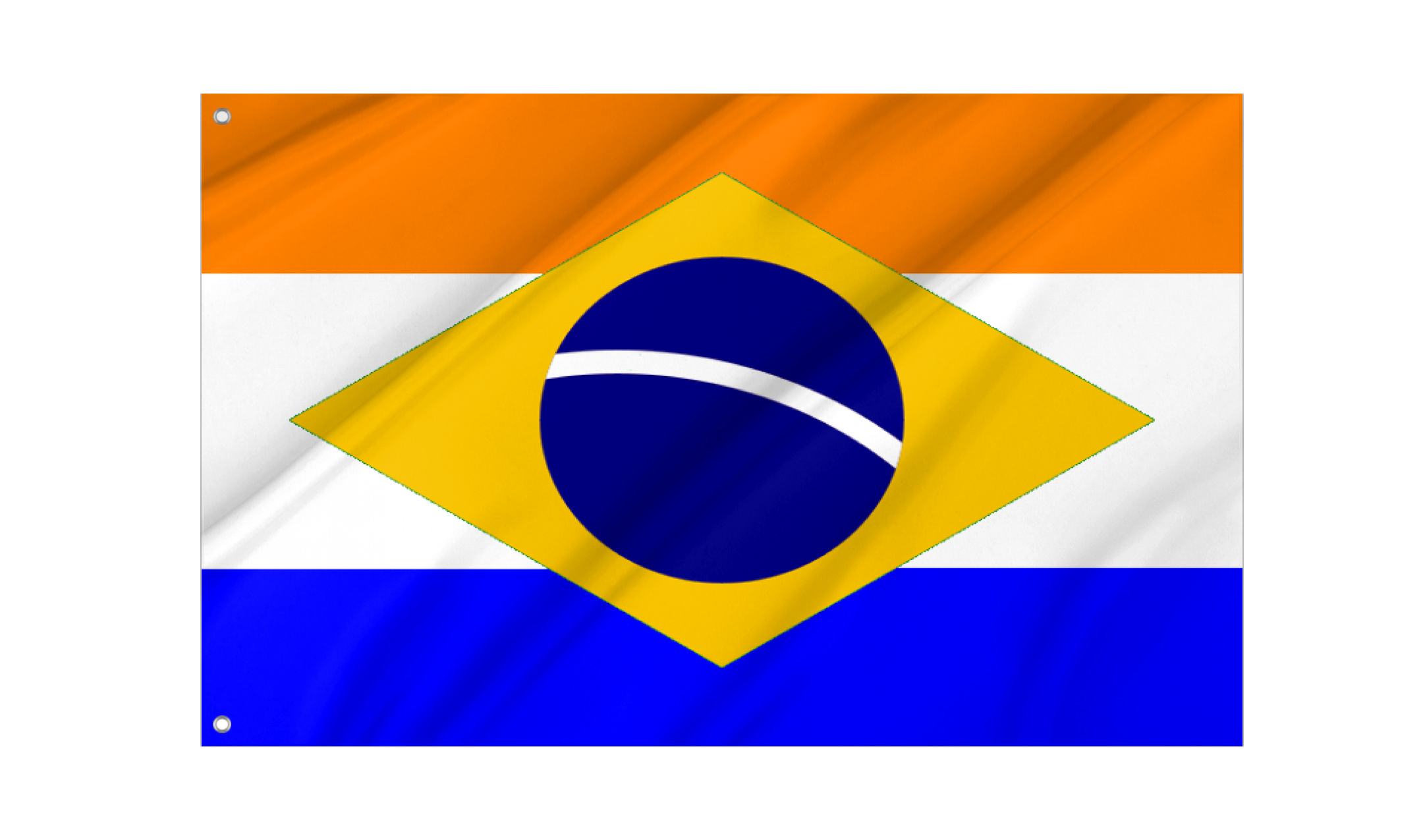 Dutch Brazil Variant Flag for Indoor & Outdoor Use
