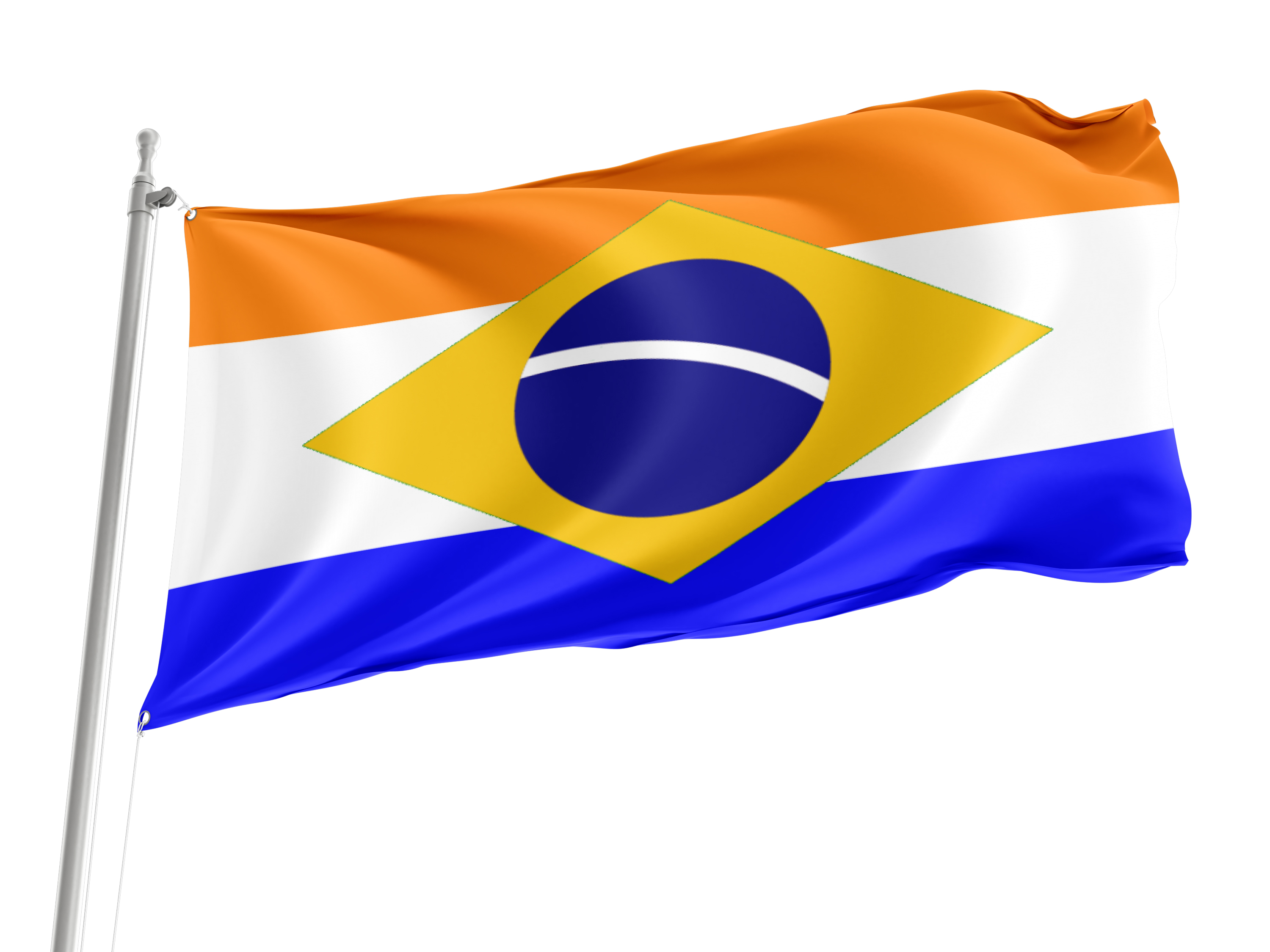 Dutch Brazil Variant Flag for Indoor & Outdoor Use