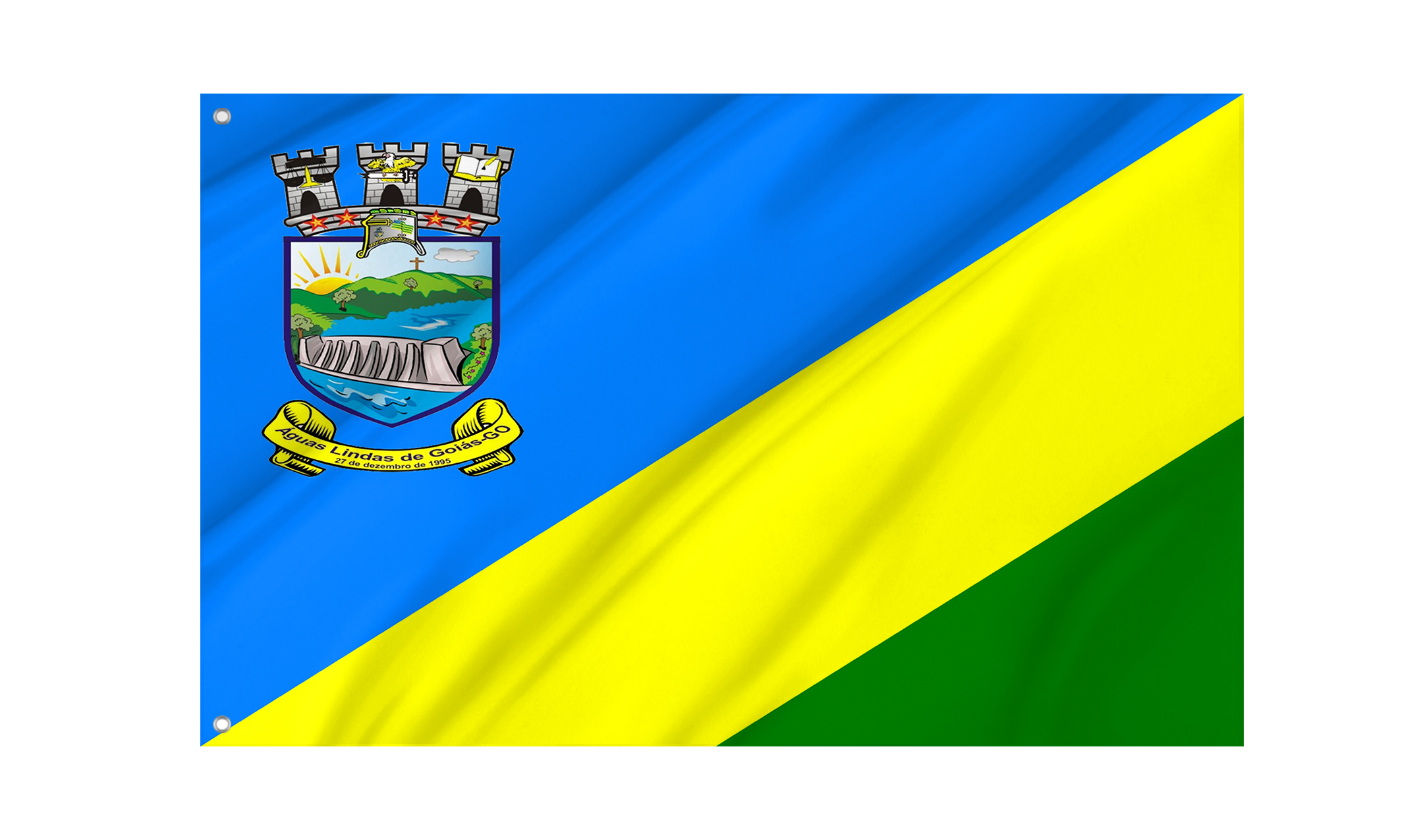 Águas Lindas de Goiás Flag for Indoor & Outdoor Use