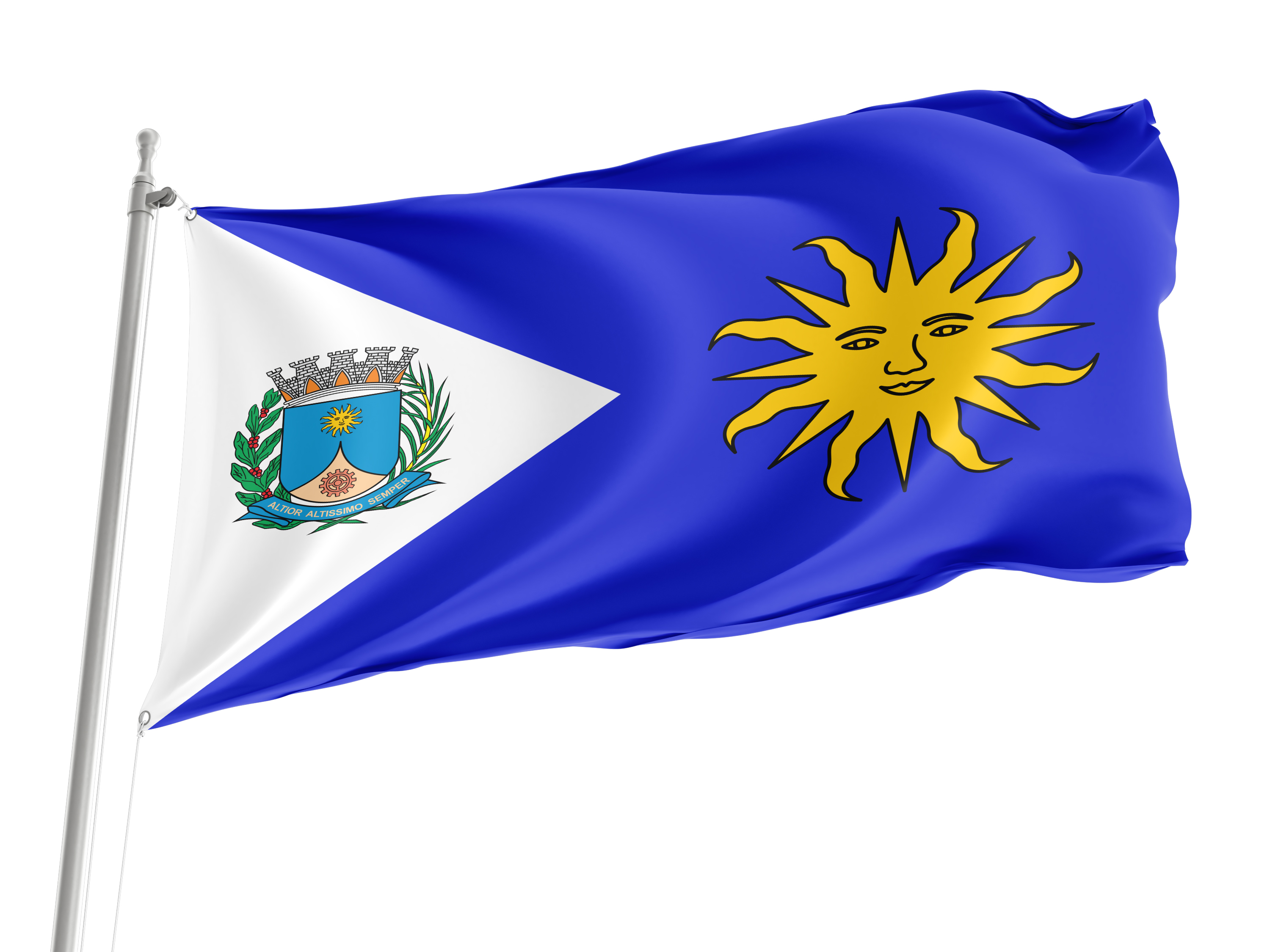 Araraquara Flag for Indoor & Outdoor Use