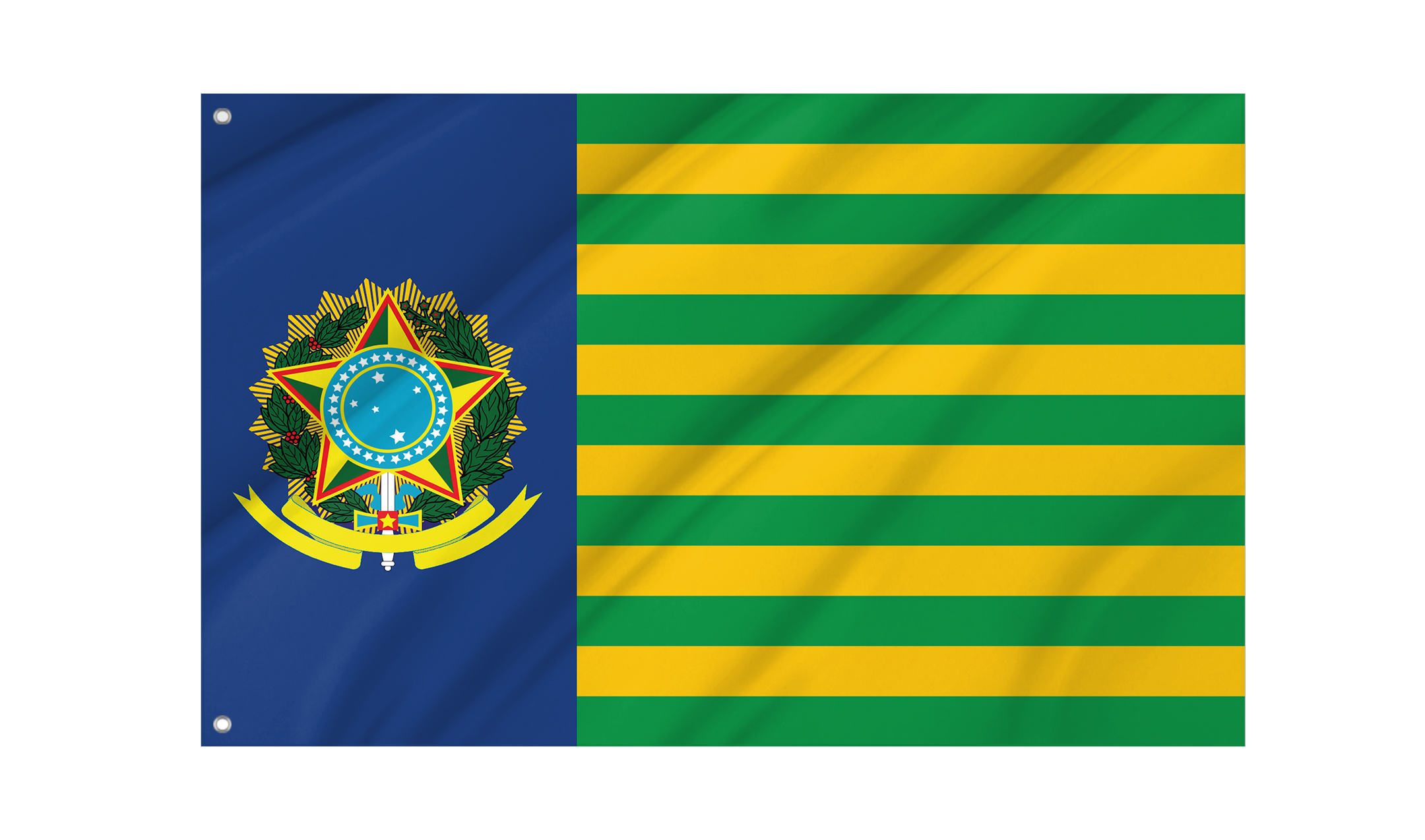Brazil FTBW Flag for Indoor & Outdoor Use