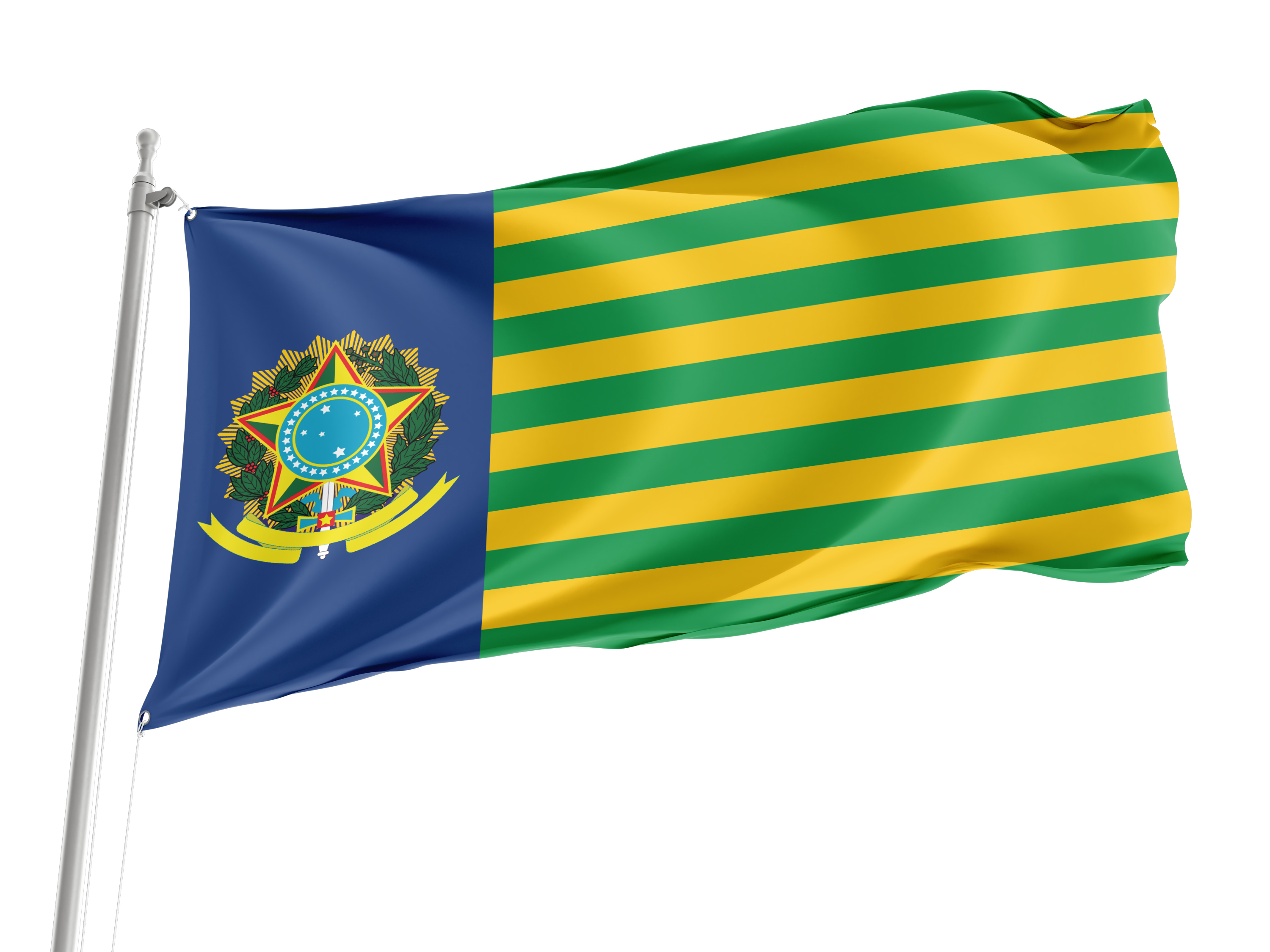 Brazil FTBW Flag for Indoor & Outdoor Use