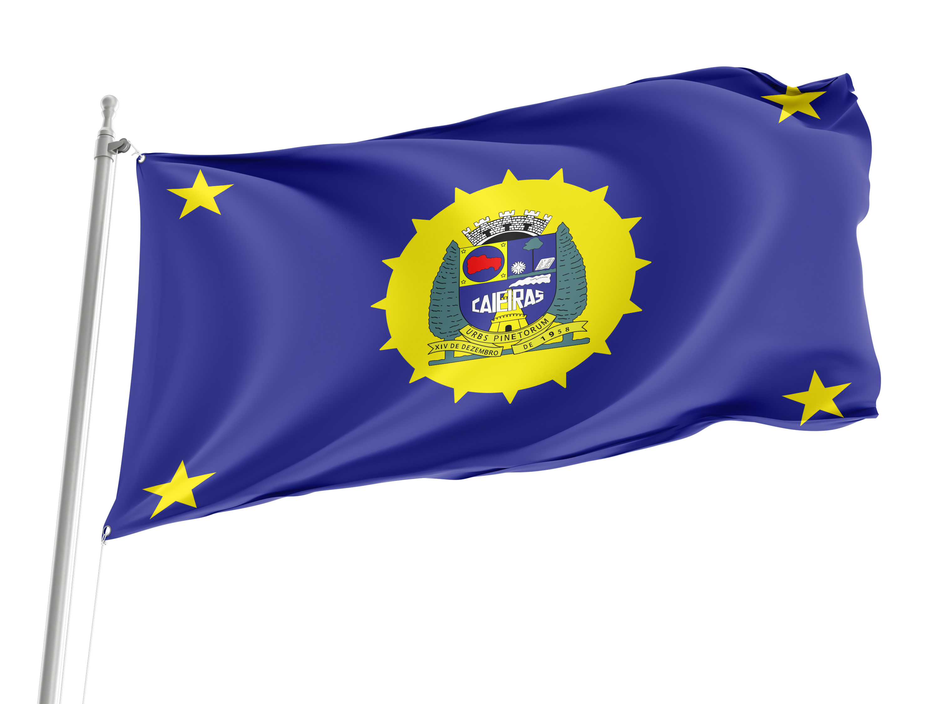Caieiras Flag for Indoor & Outdoor Use