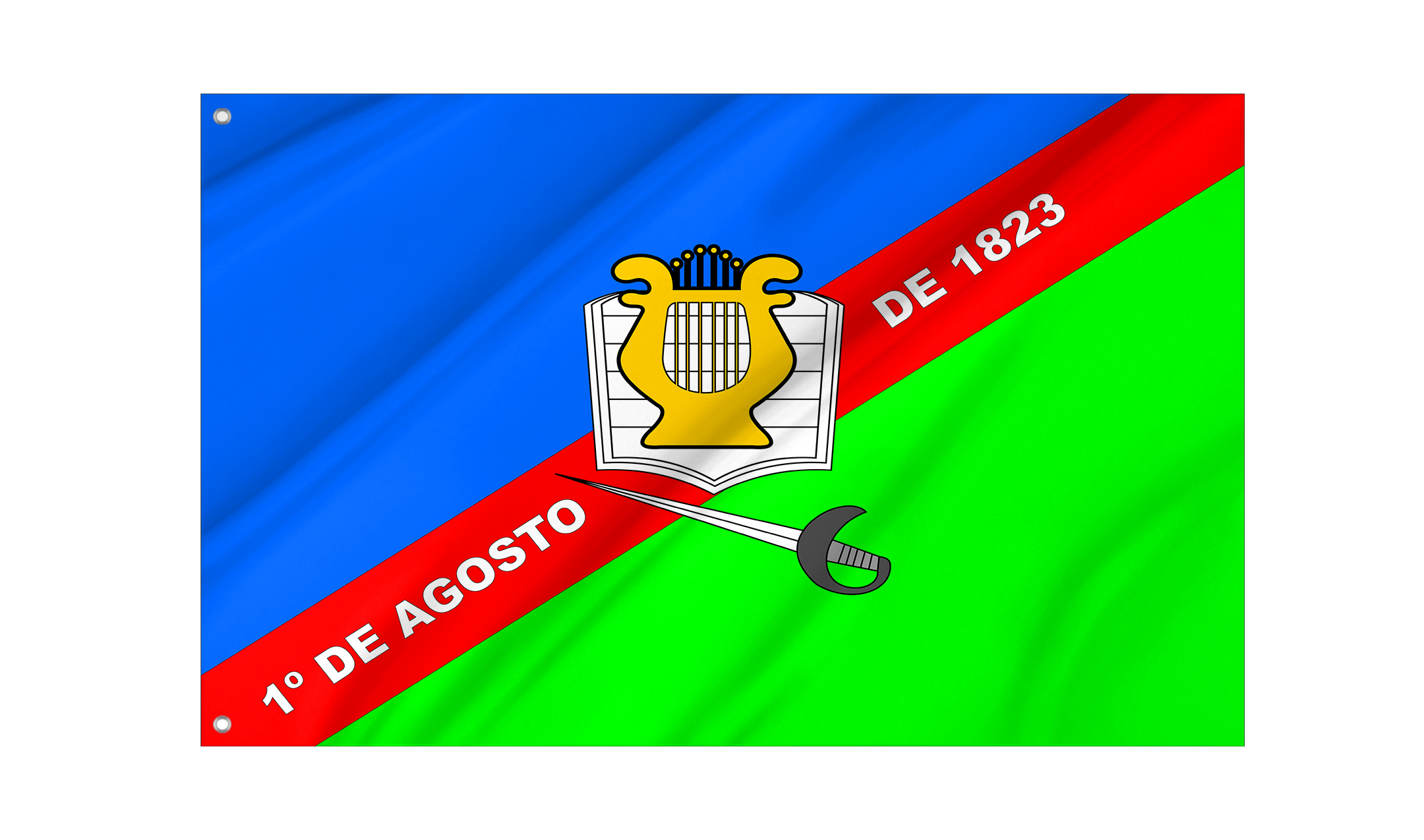 Caxias City Flag for Indoor & Outdoor Use