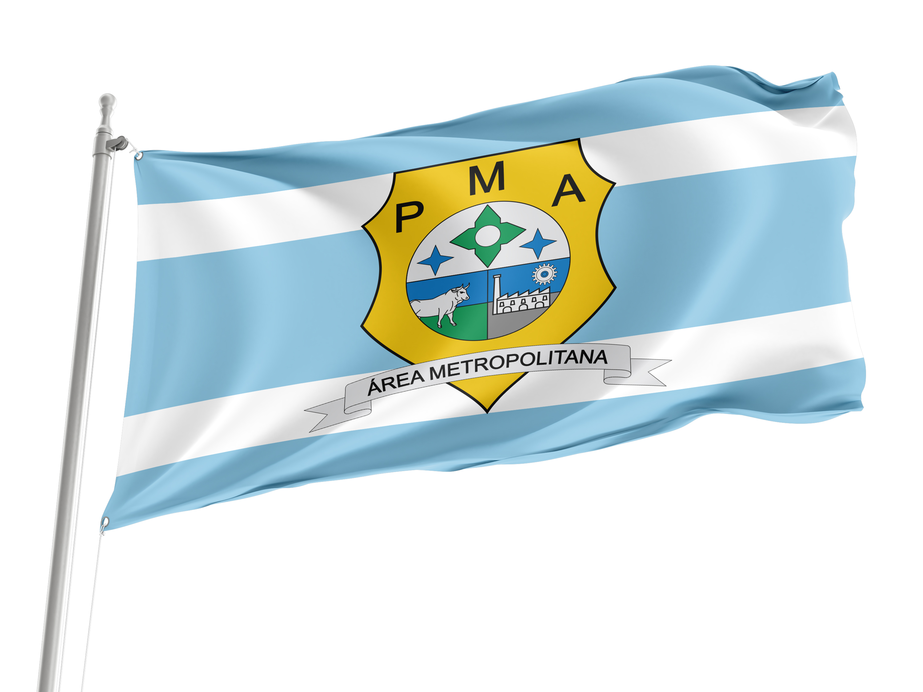 Ceará's Fortaleza City Flag for Indoor & Outdoor Use