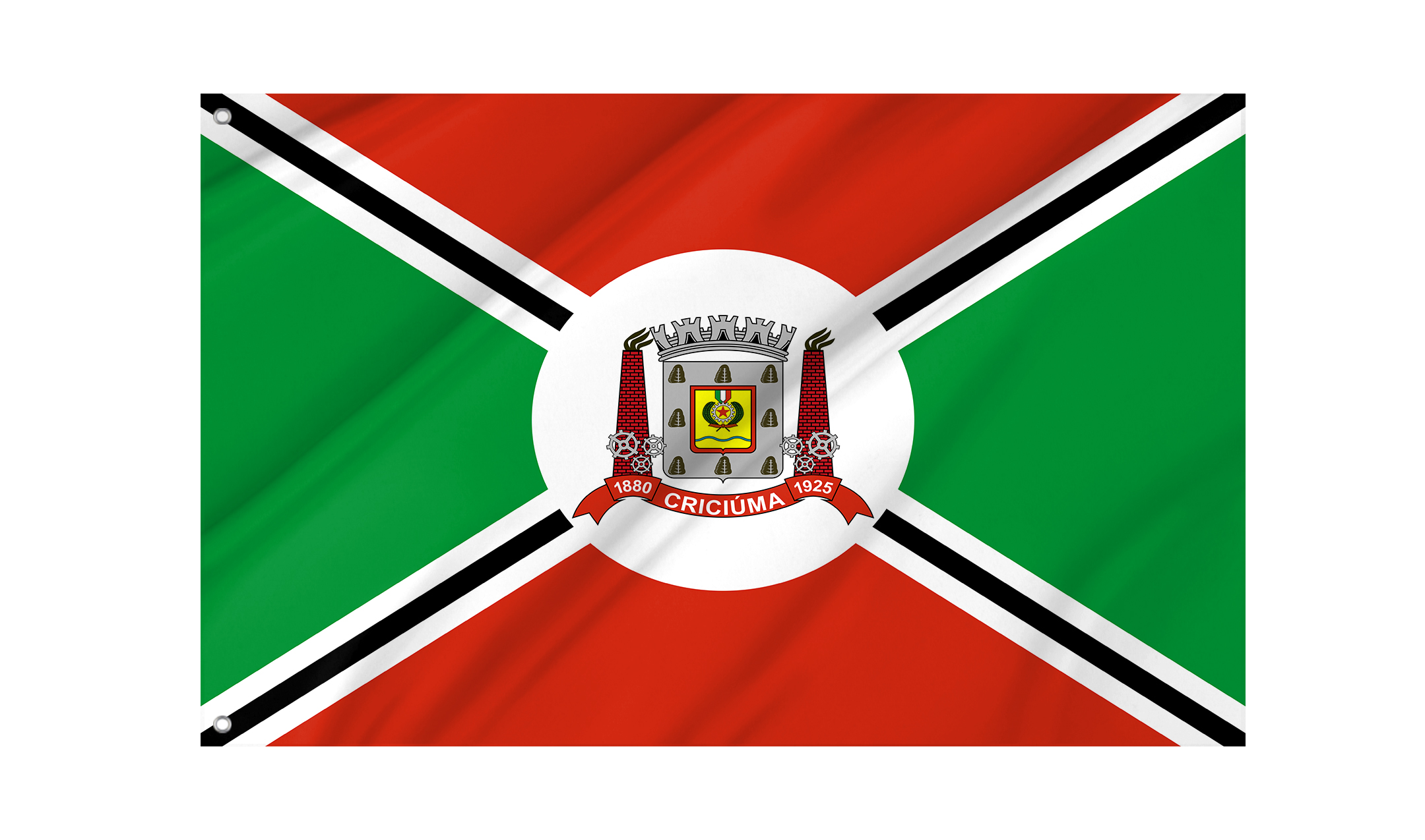Criciúma Flag for Indoor & Outdoor Use