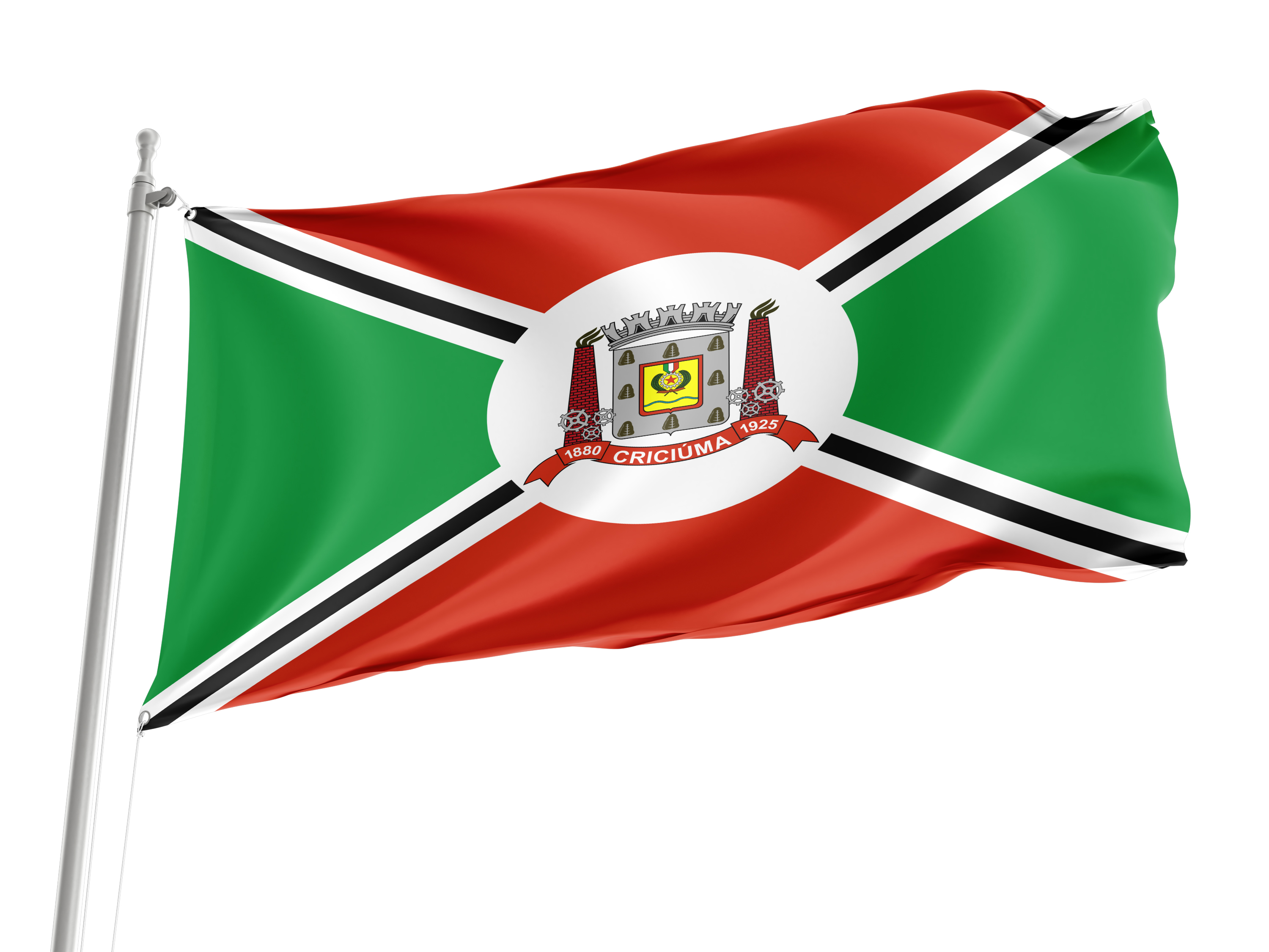Criciúma Flag for Indoor & Outdoor Use