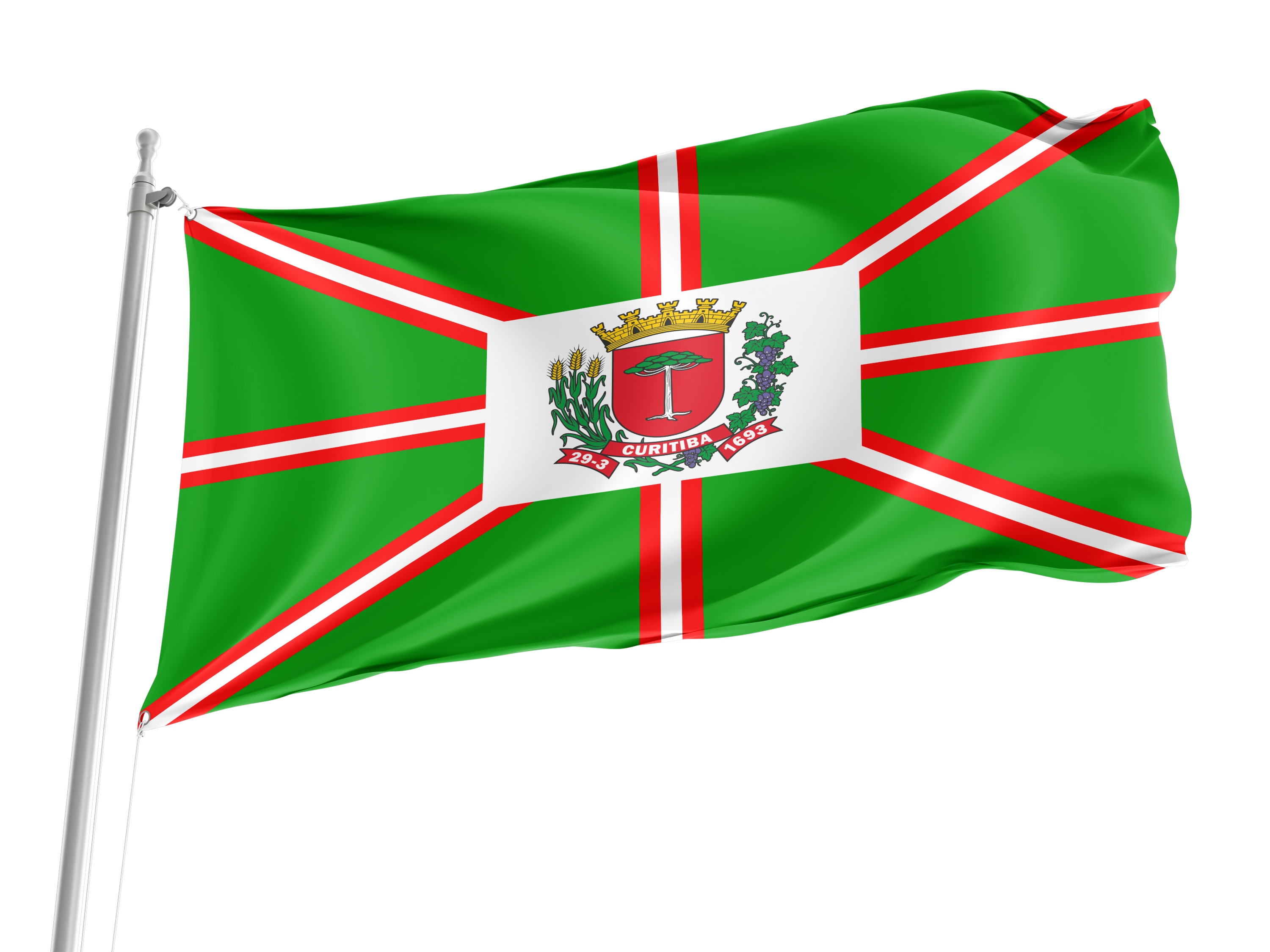Curitiba Flag for Indoor & Outdoor Use