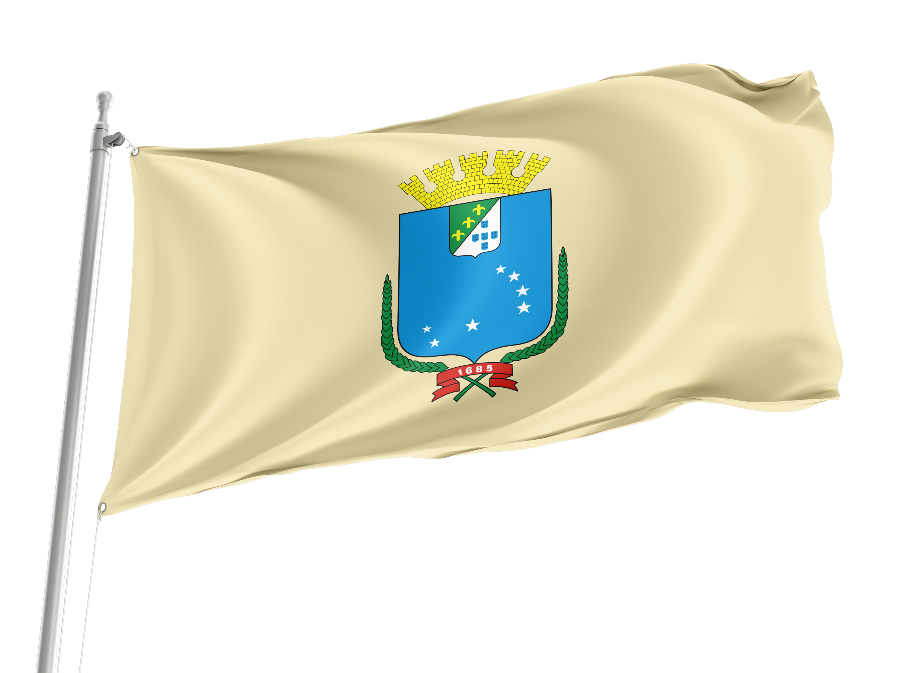 Maranhão's São Luís City Flag for Indoor & Outdoor Use