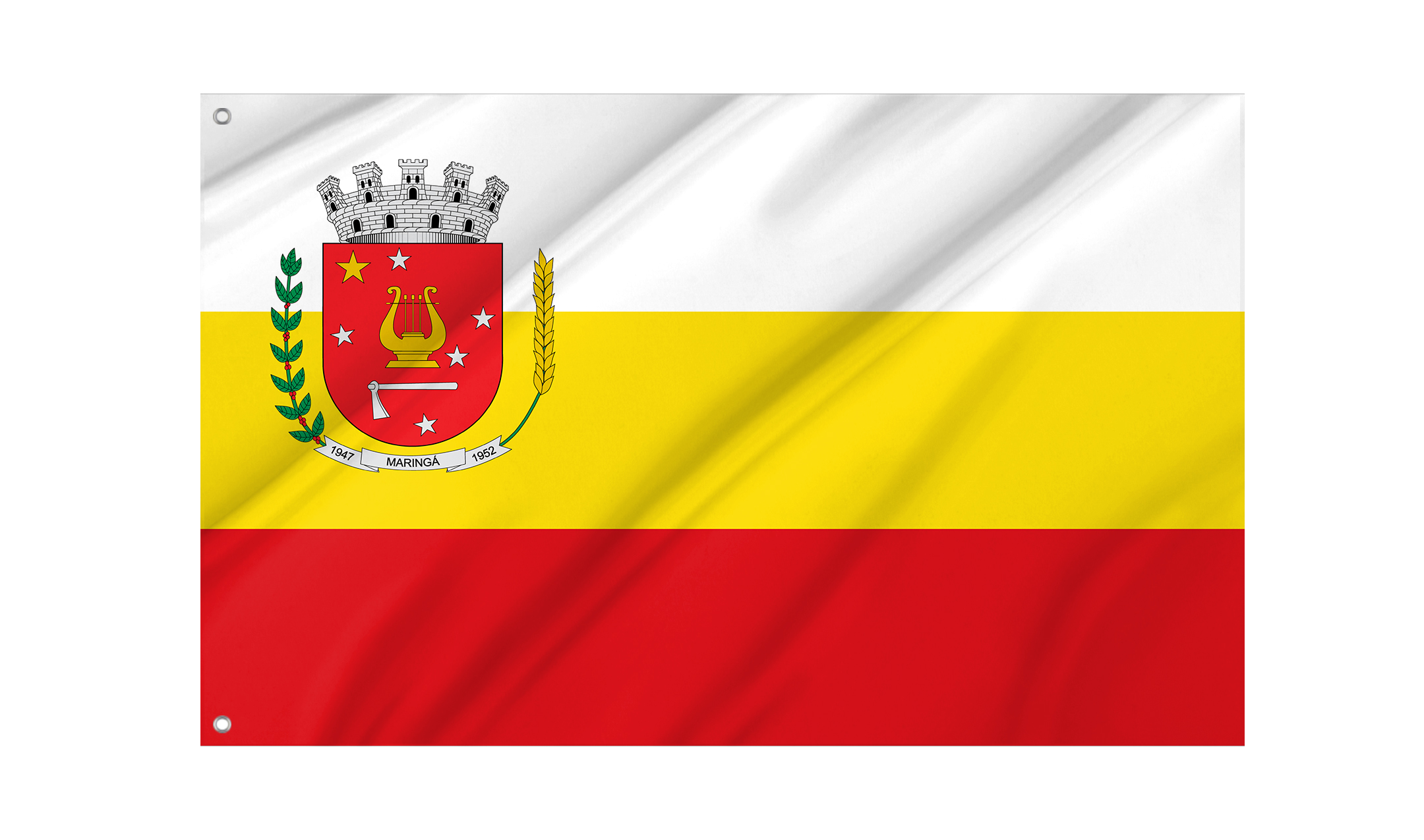 Maringá Flag for Indoor & Outdoor Use