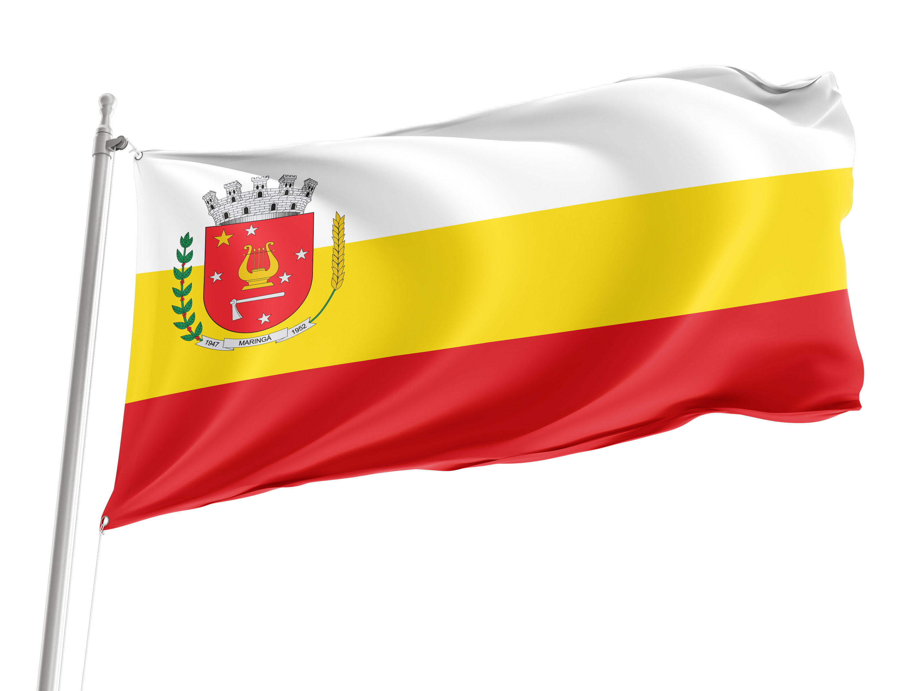 Maringá Flag for Indoor & Outdoor Use