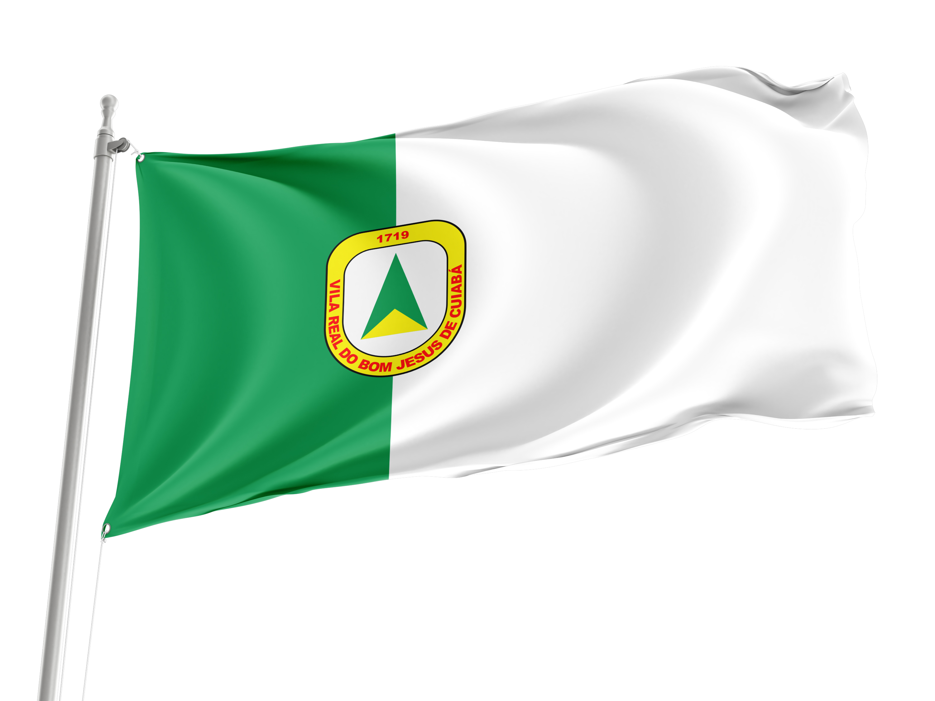 Mato Grosso's city Cuiabá Flag for Indoor & Outdoor Use