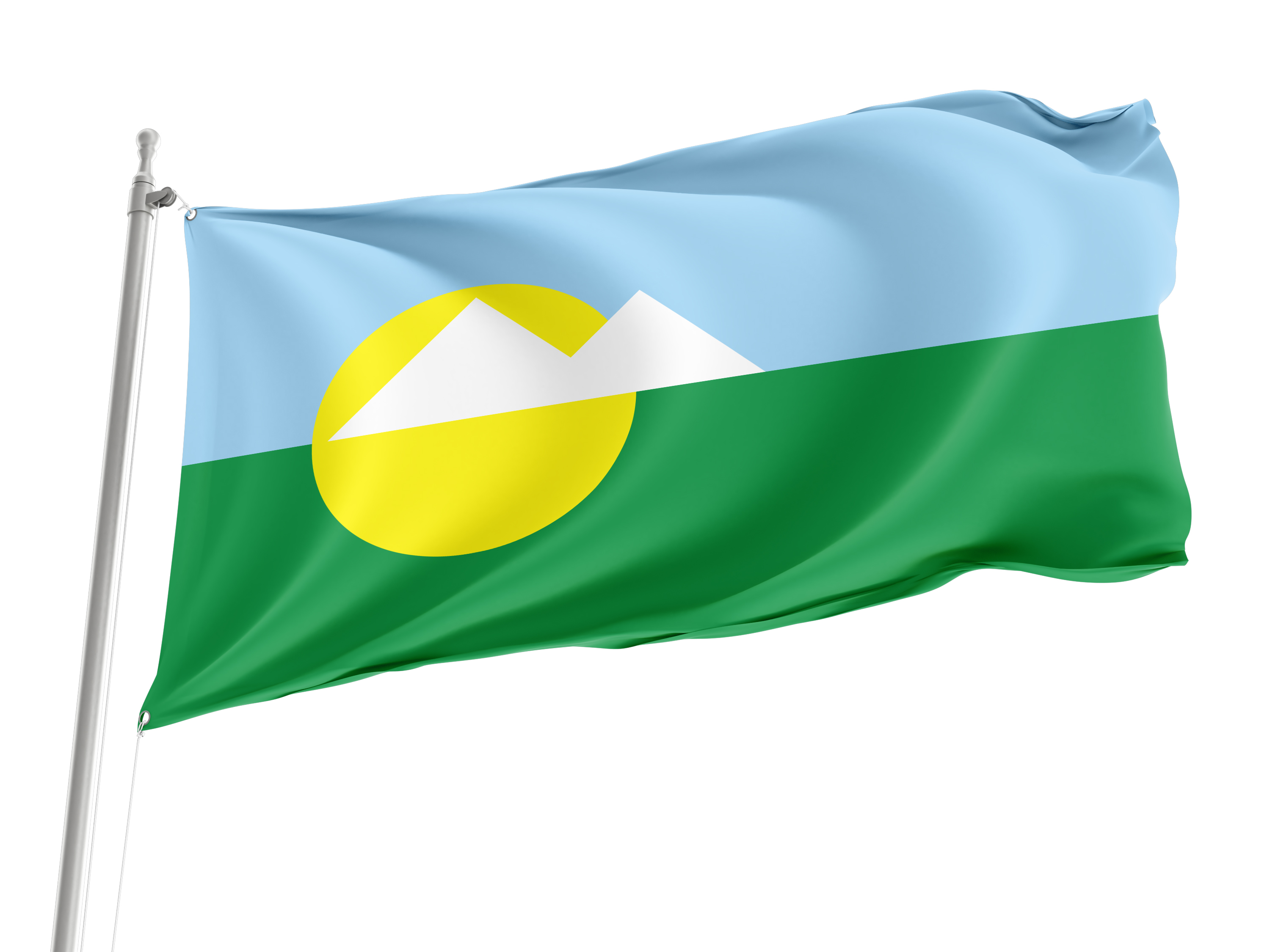 Minas Gerais's City Montes Claros Flag for Indoor & Outdoor Use
