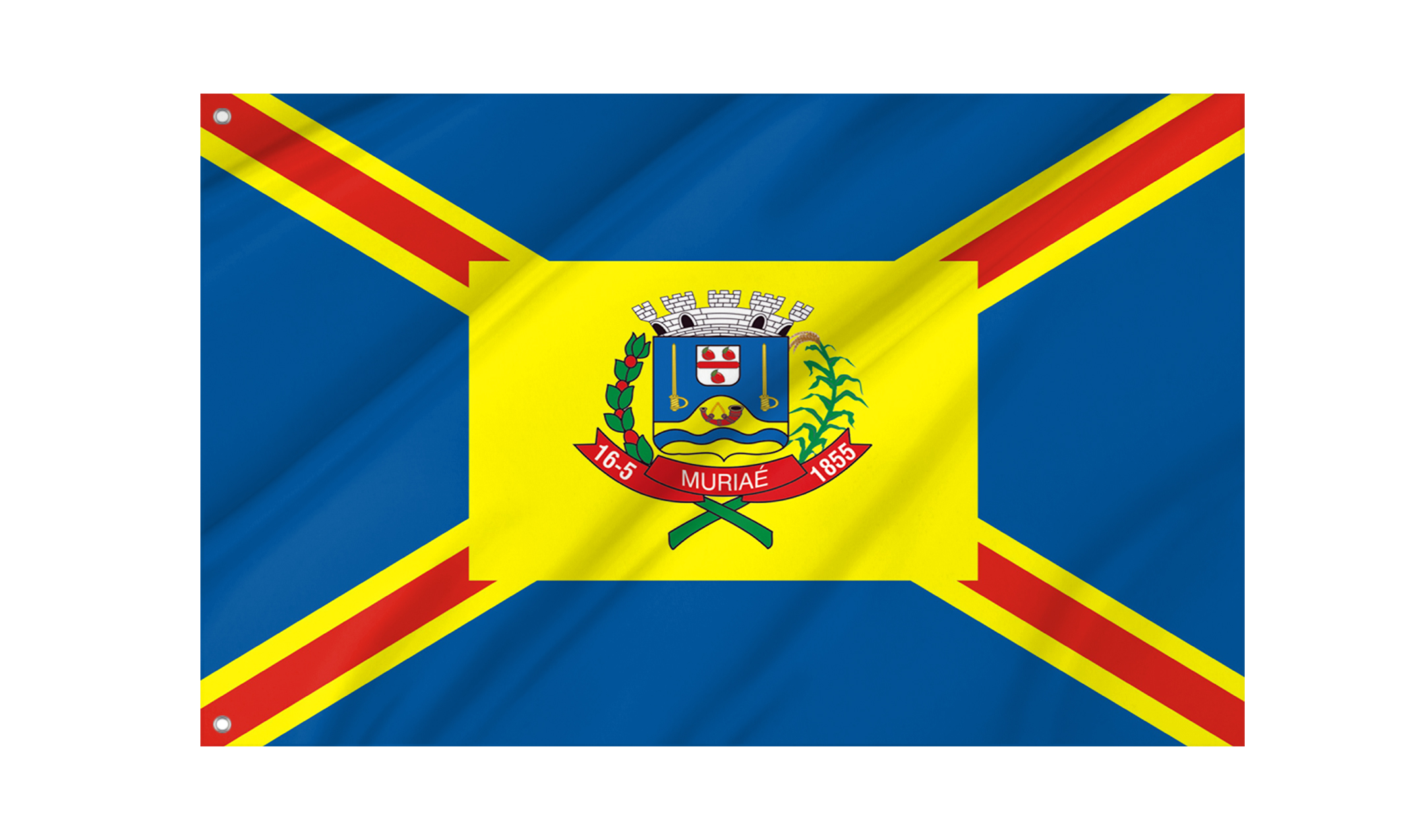 Muriaé Flag for Indoor & Outdoor Use