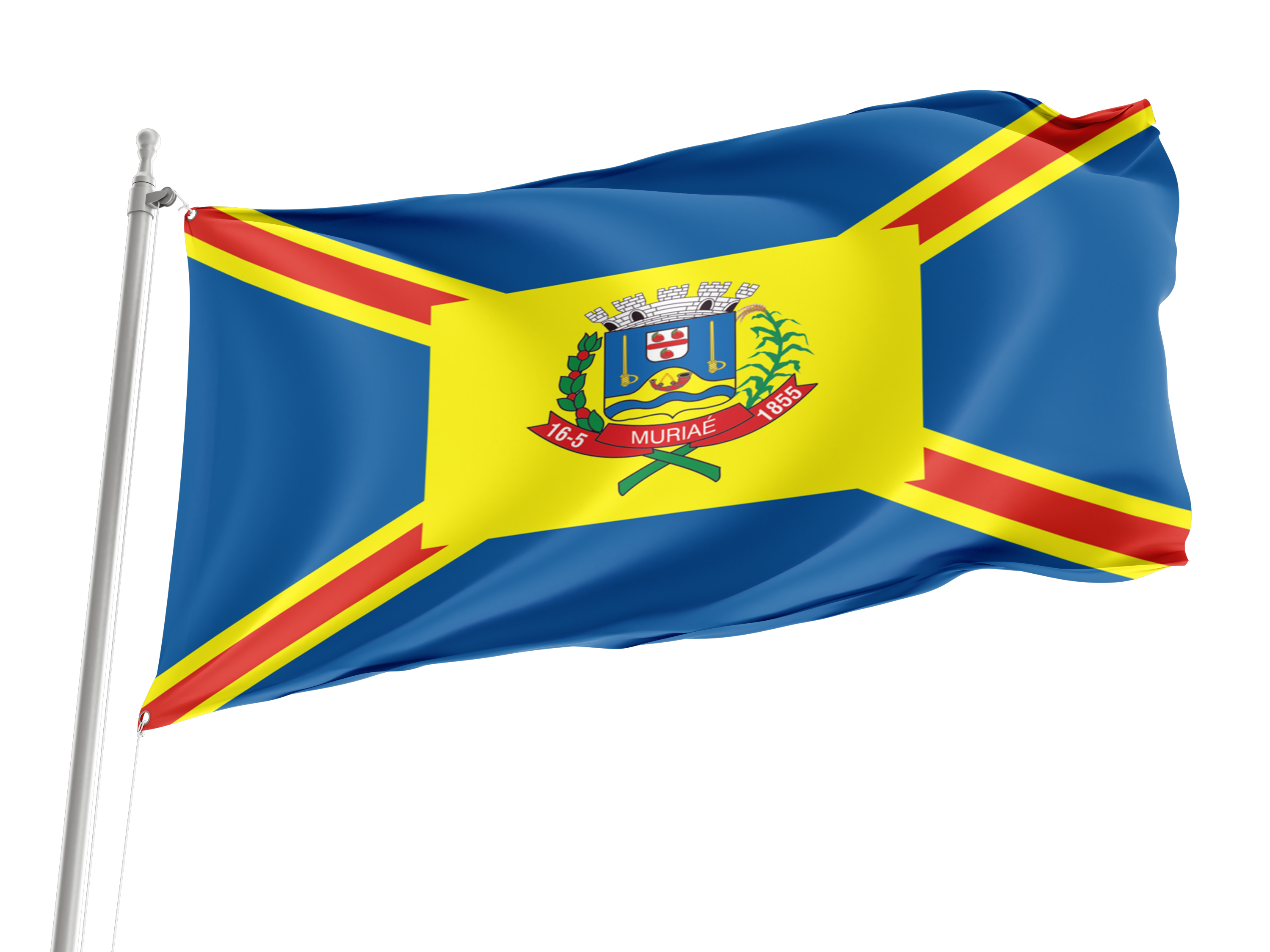 Muriaé Flag for Indoor & Outdoor Use