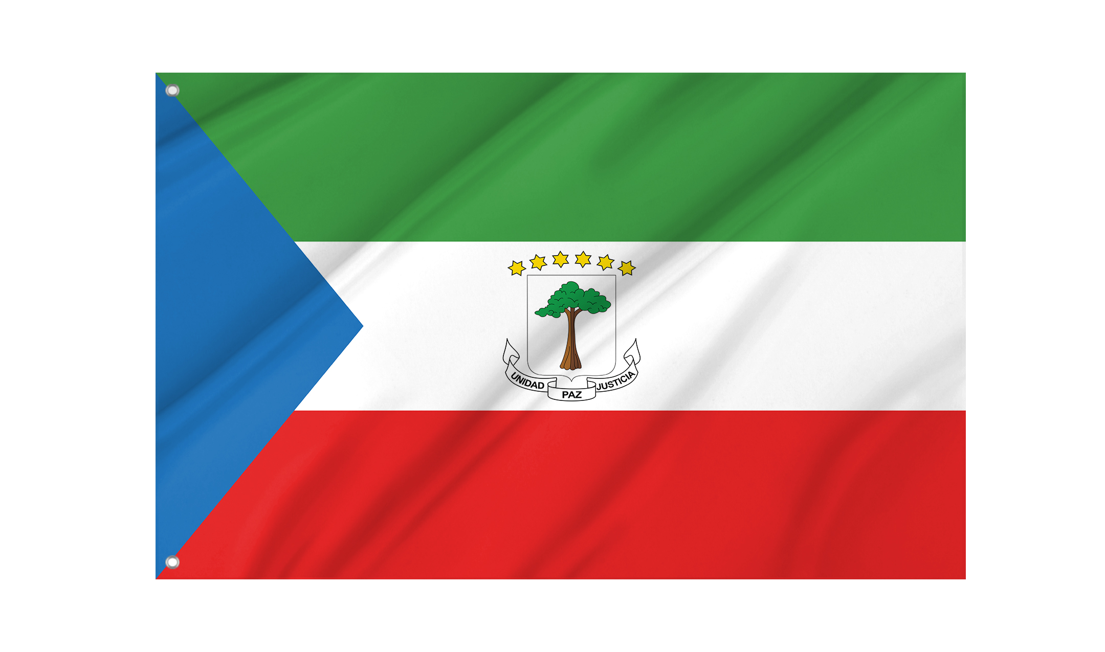 Equatorial Guinea Flag for Indoor & Outdoor Use