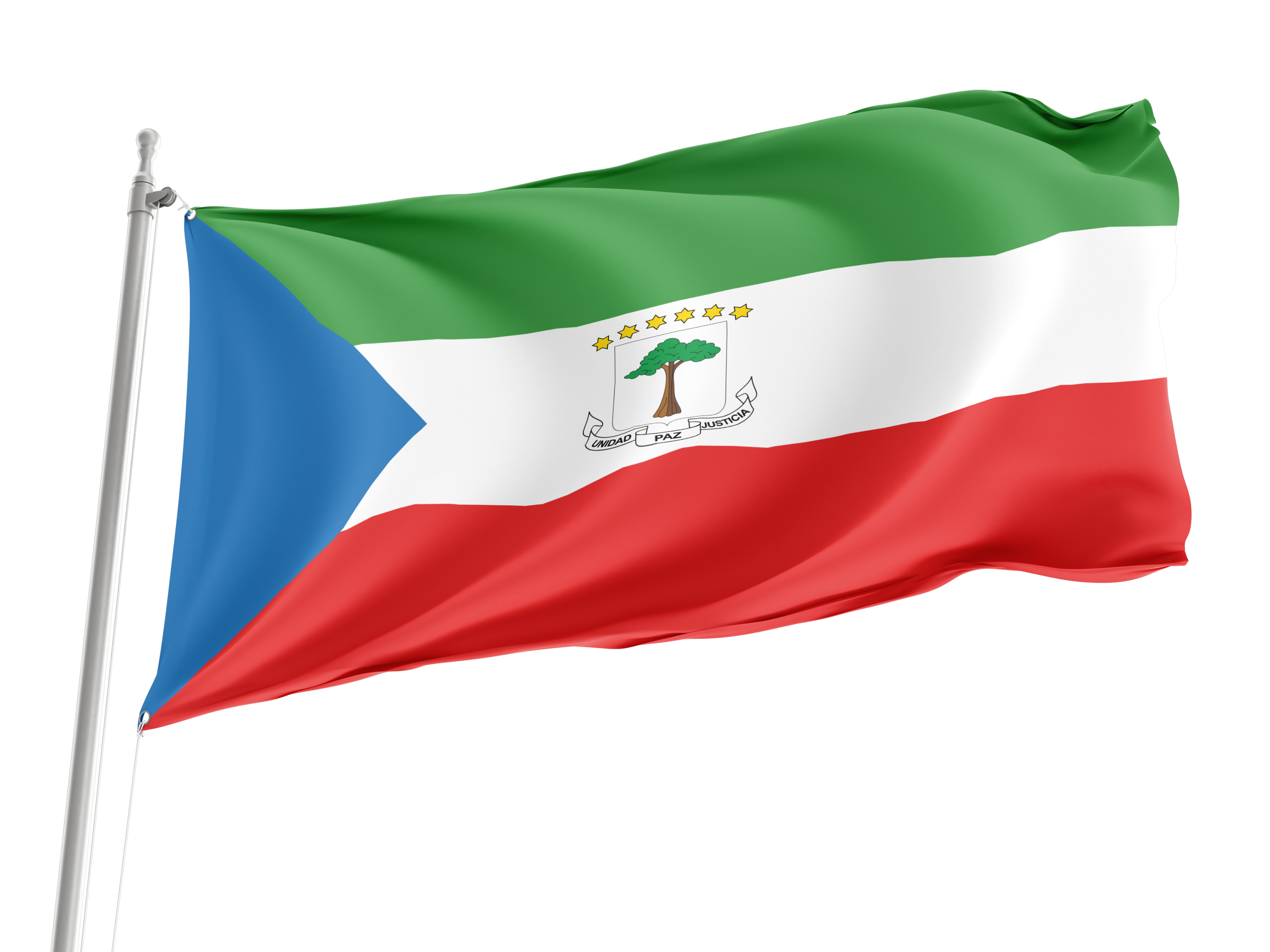 Equatorial Guinea Flag for Indoor & Outdoor Use