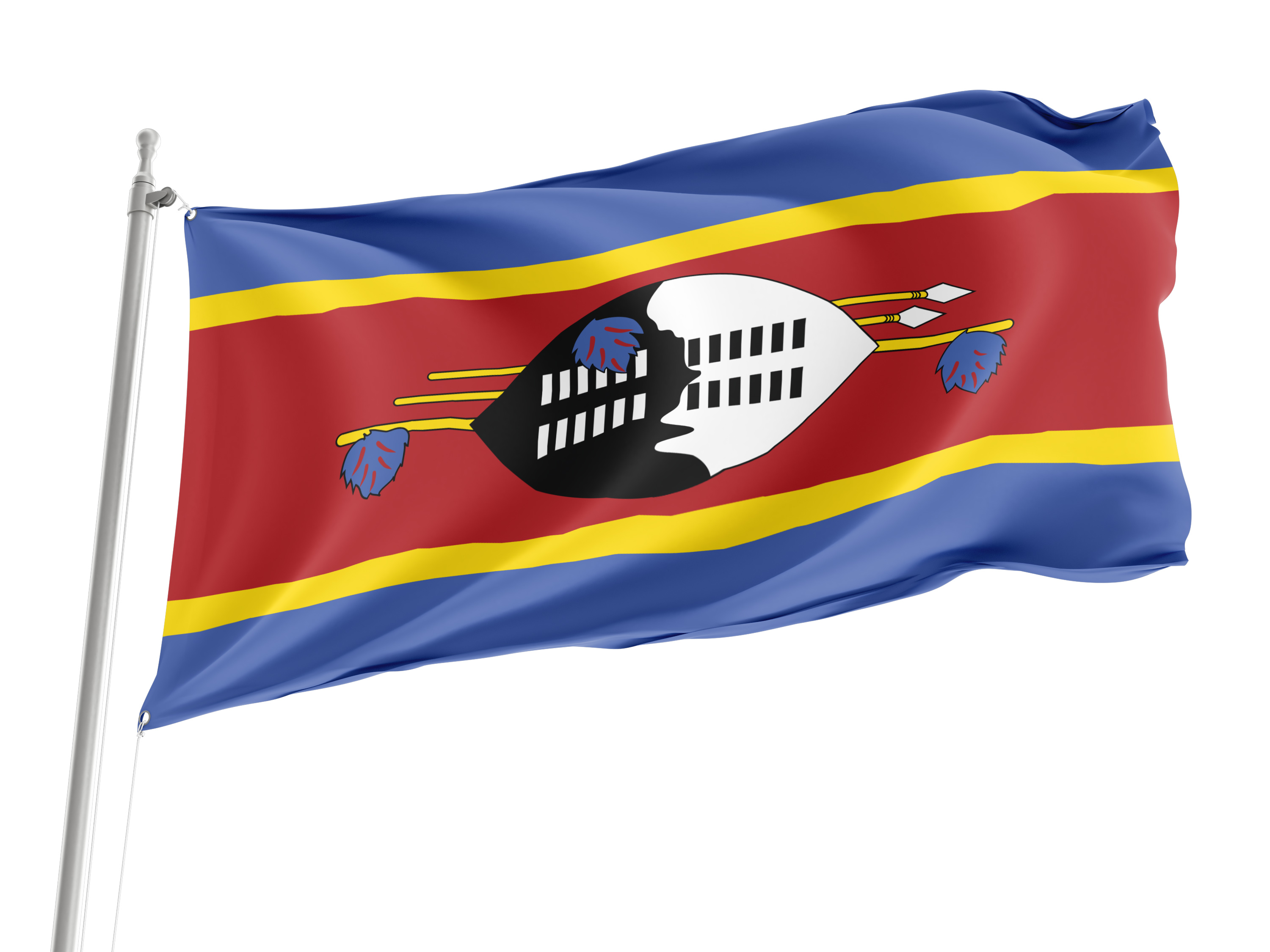 Eswatini Flag for Indoor & Outdoor Use