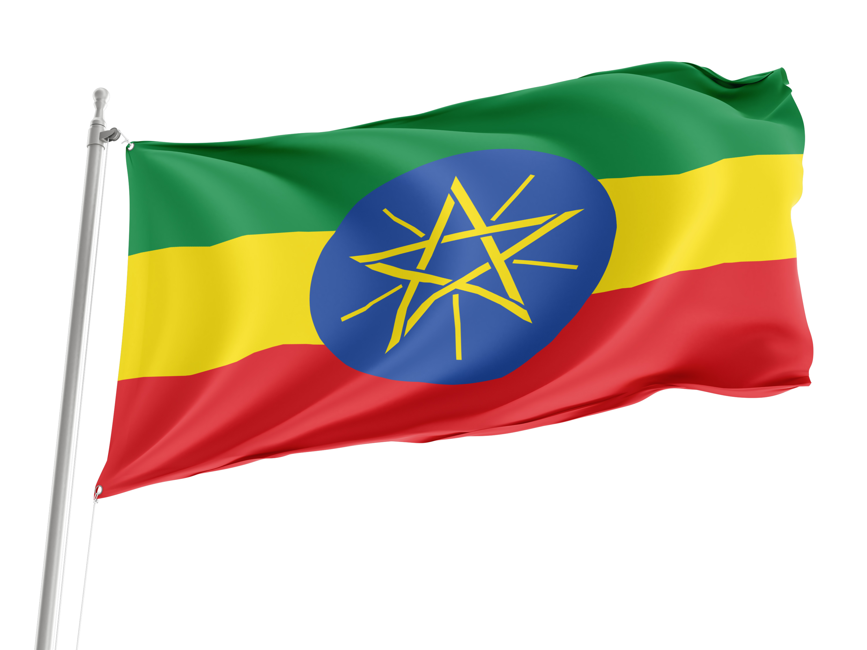 Ethiopia Flag for Indoor & Outdoor Use