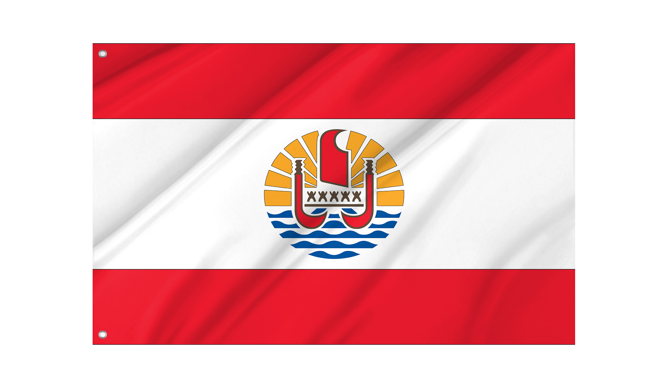 French Polynesia Flag for Indoor & Outdoor Use