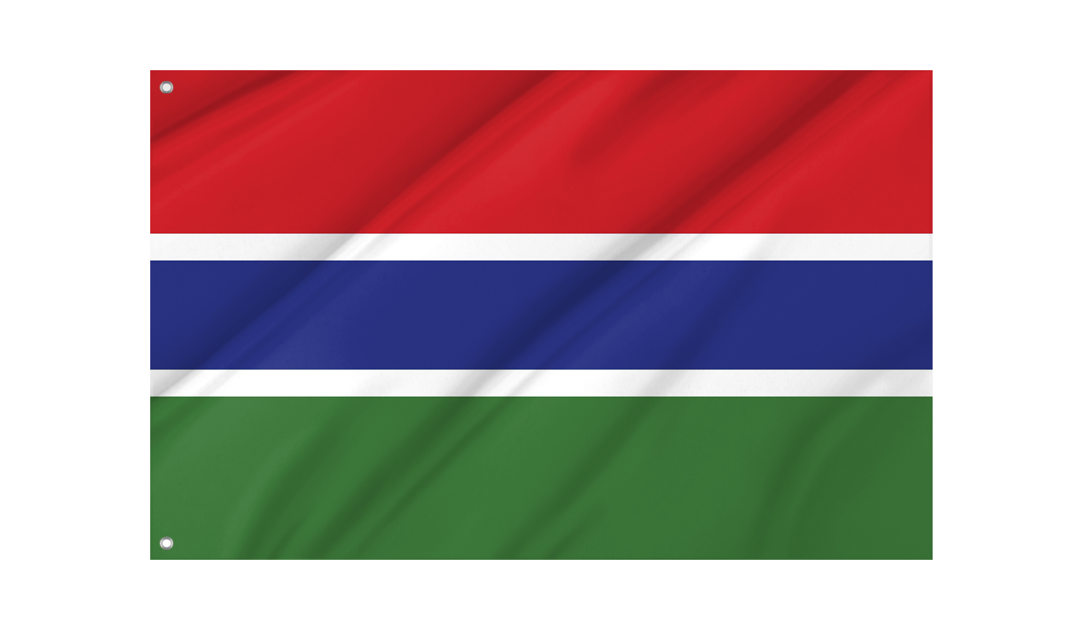 Gambia Flag for Indoor & Outdoor Use