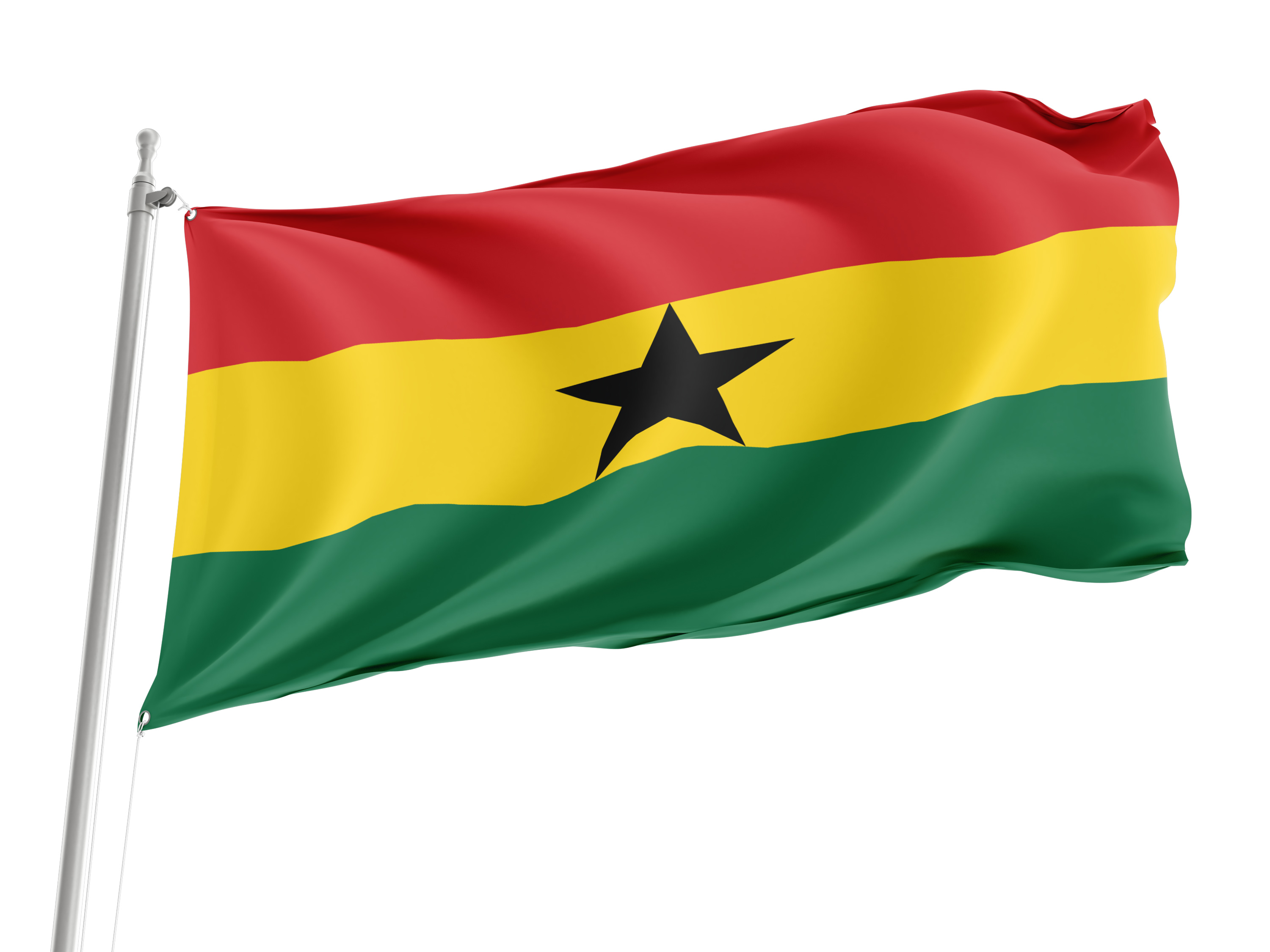 Ghana Flag for Indoor & Outdoor Use
