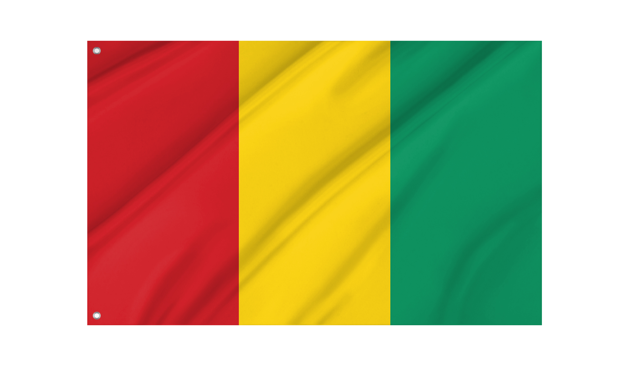 Guinea Flag for Indoor & Outdoor Use
