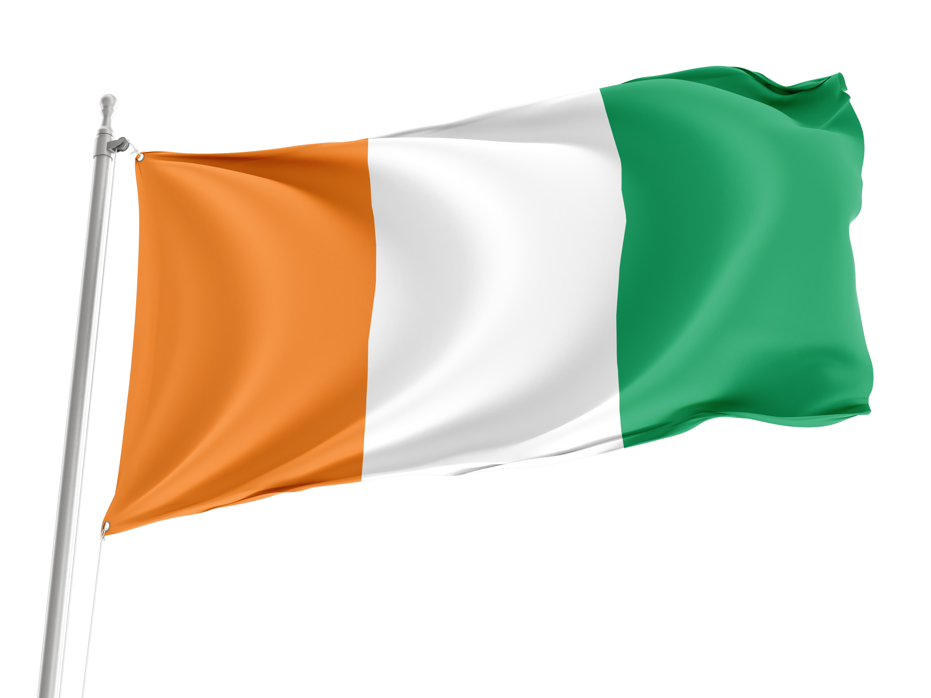 Ivory Coast Flag for Indoor & Outdoor Use