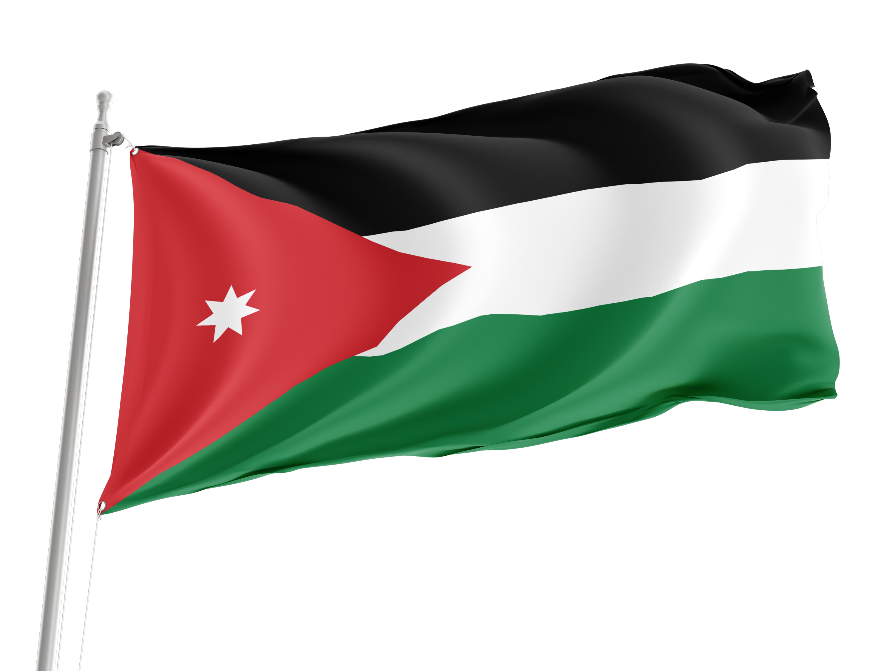 Jordan Flag for Indoor & Outdoor Use