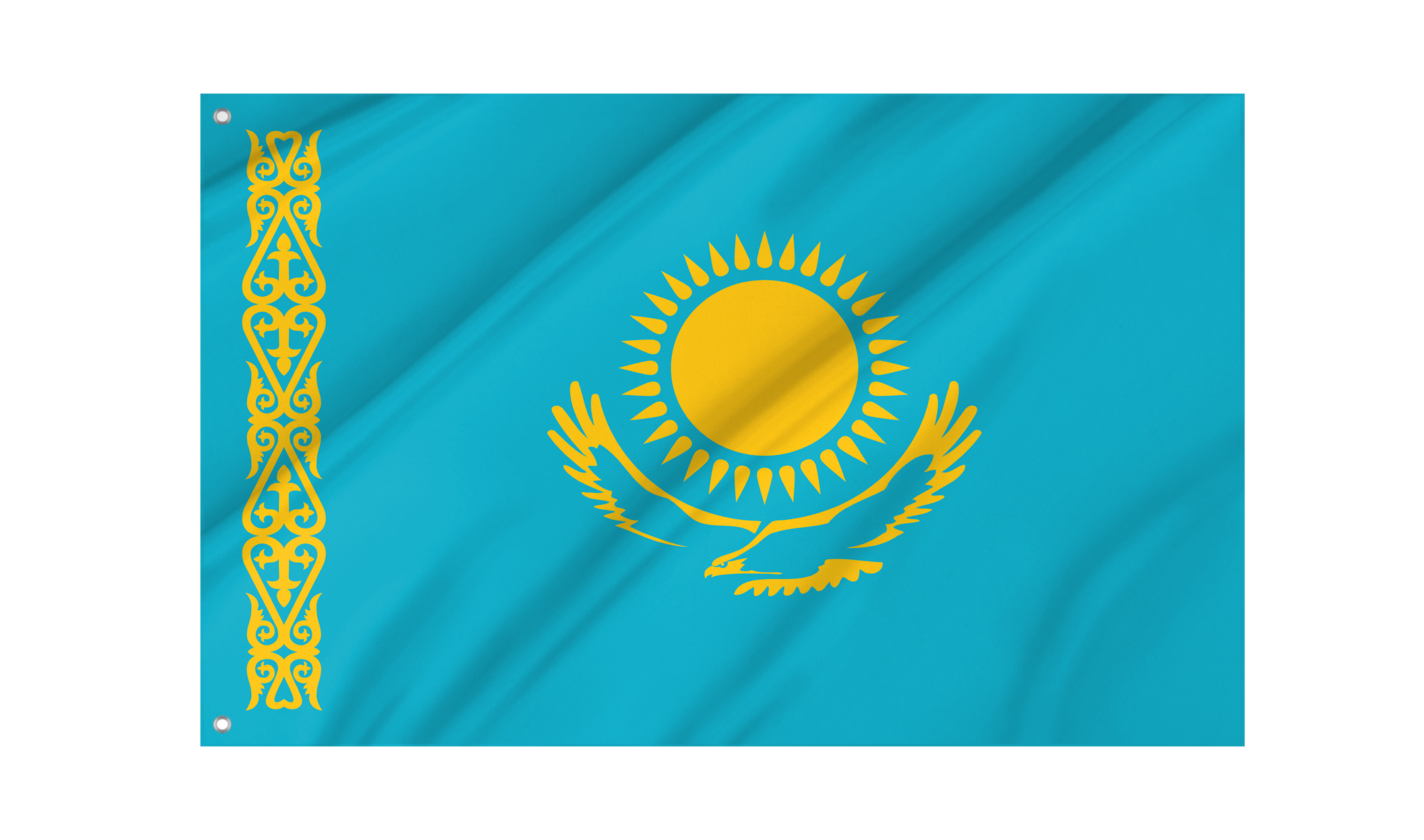 Kazakhstan Flag for Indoor & Outdoor Use