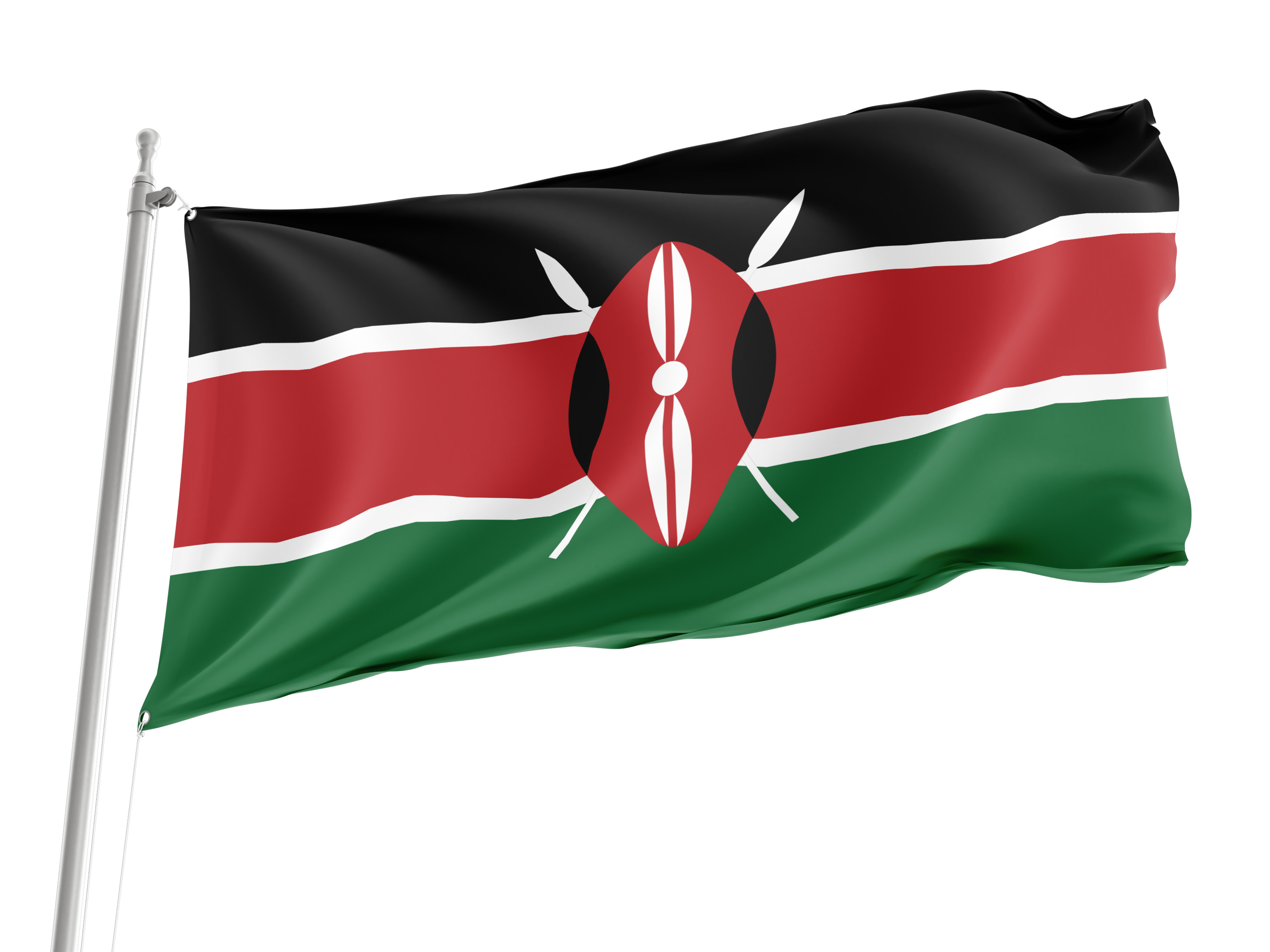 Kenya Flag for Indoor & Outdoor Use