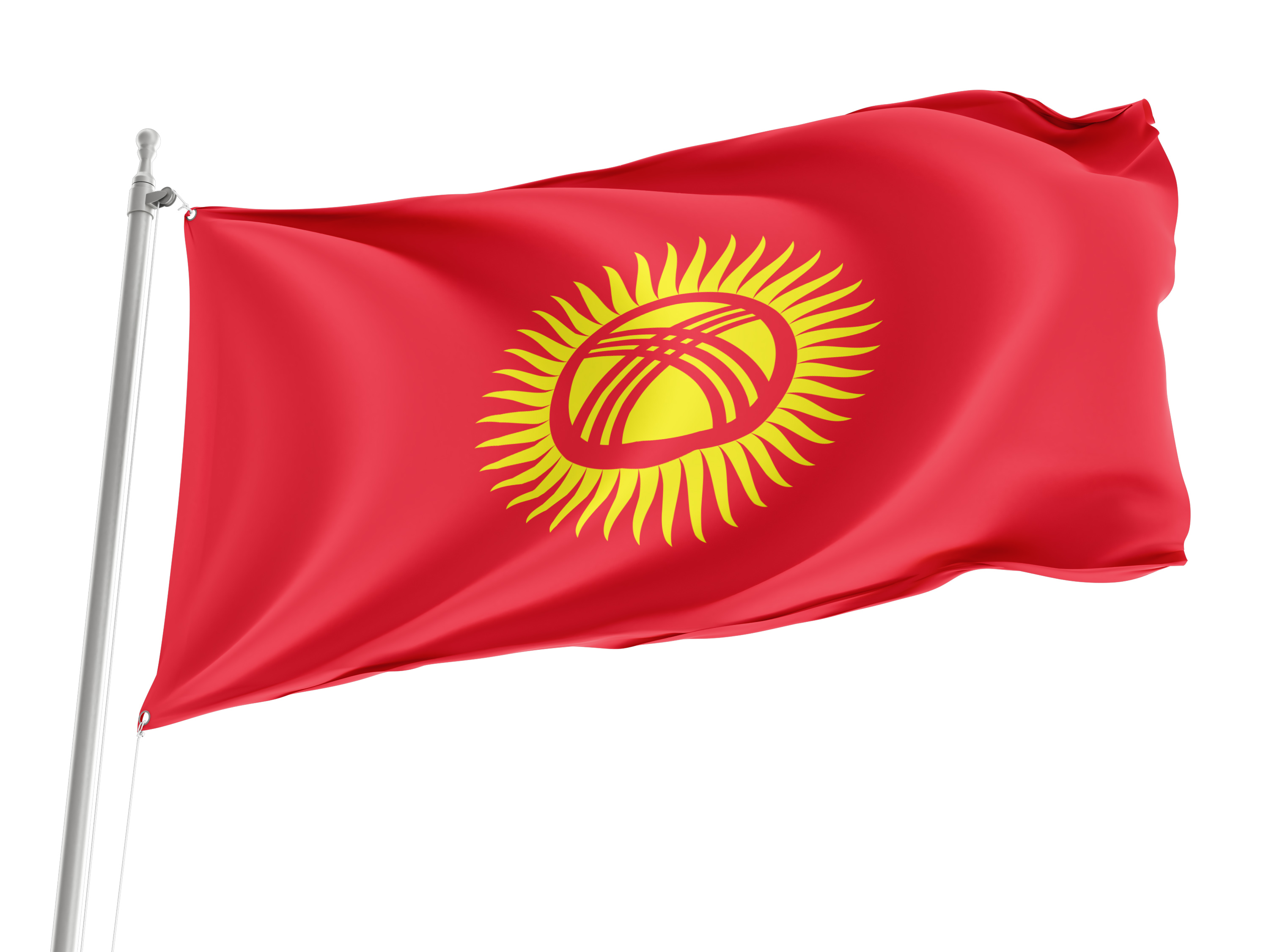 Kyrgyzstan Flag for Indoor & Outdoor Use