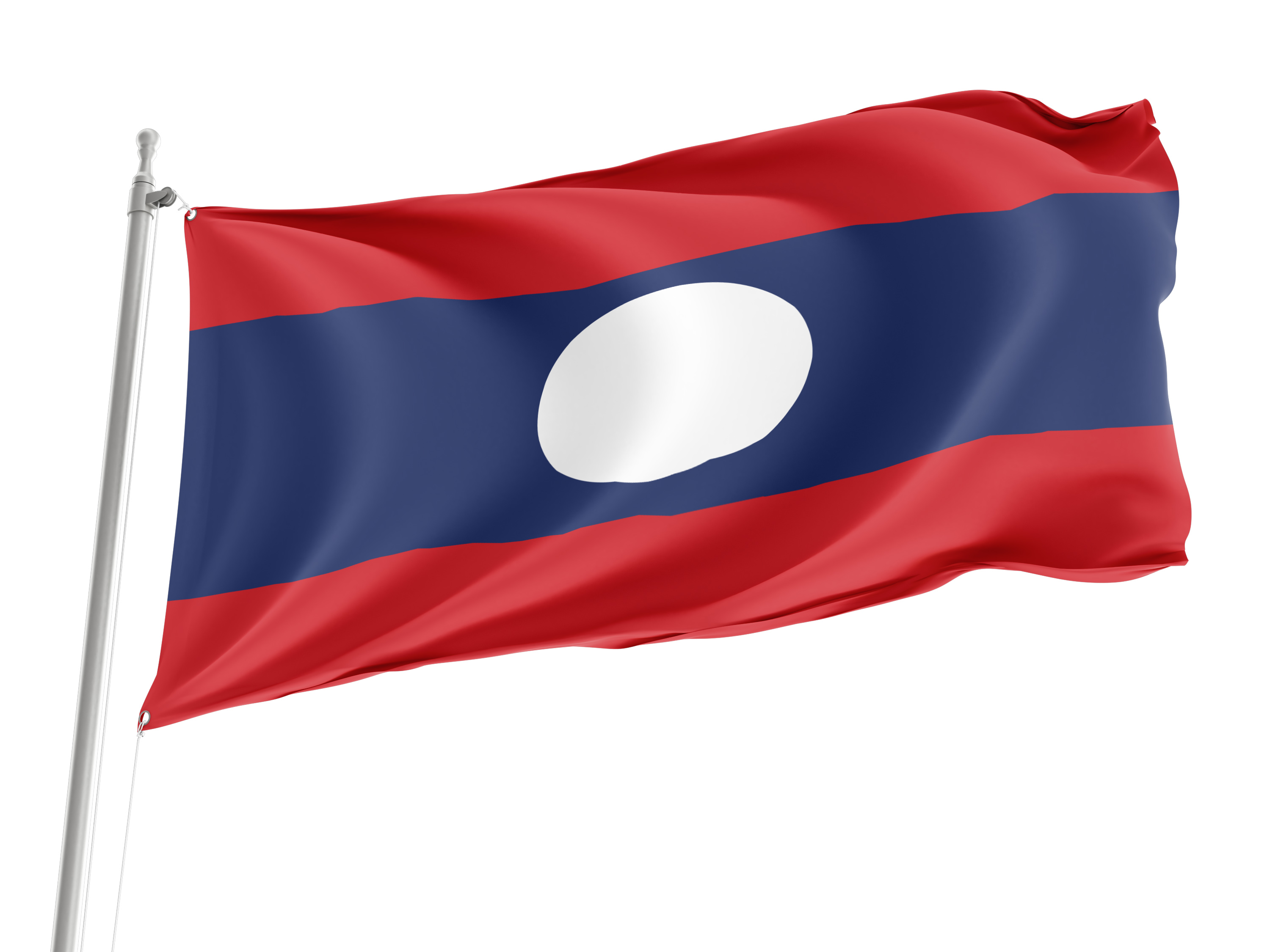 Laos Flag for Indoor & Outdoor Use