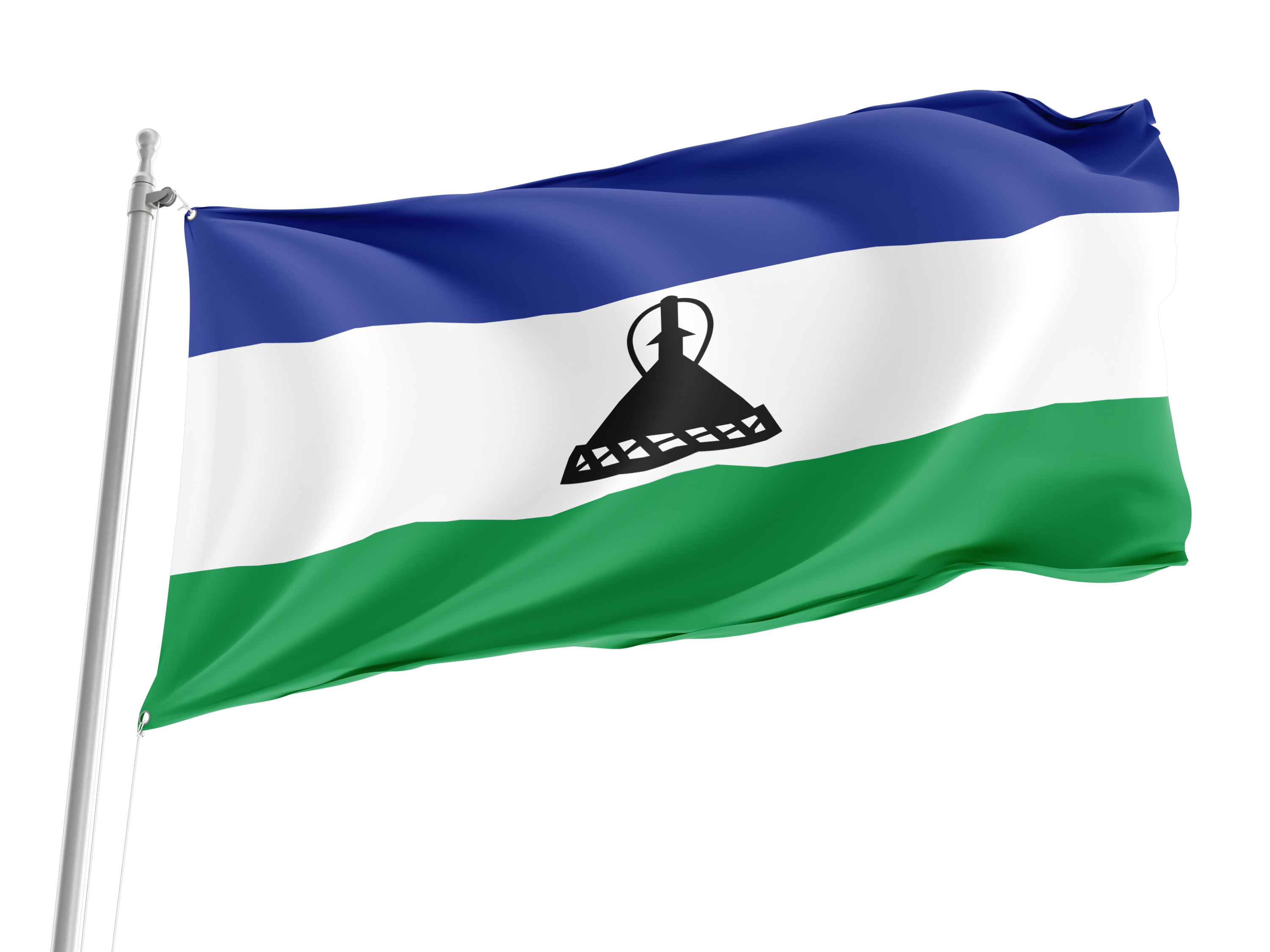 Lesotho Flag for Indoor & Outdoor Use