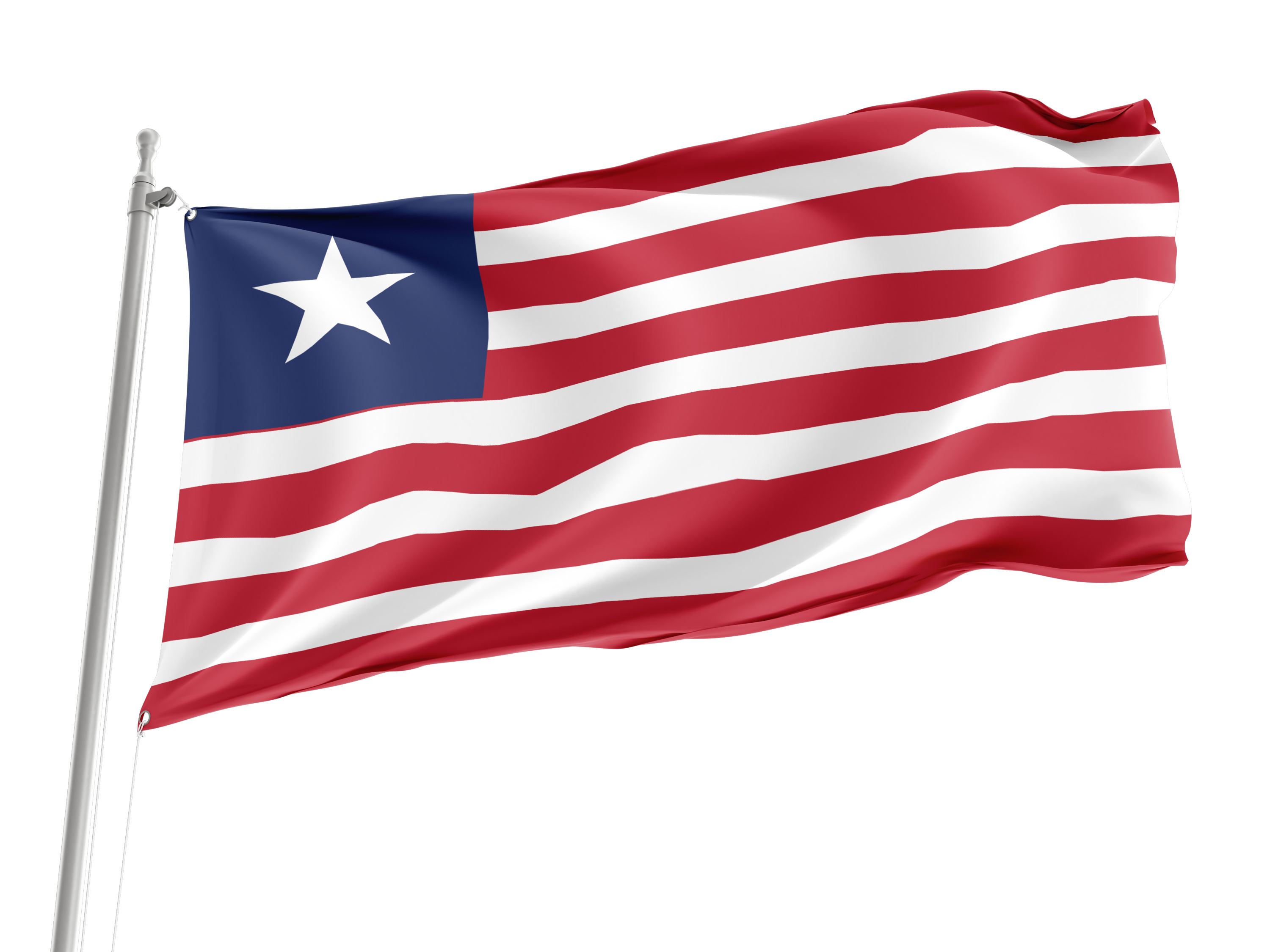 Liberia Flag for Indoor & Outdoor Use