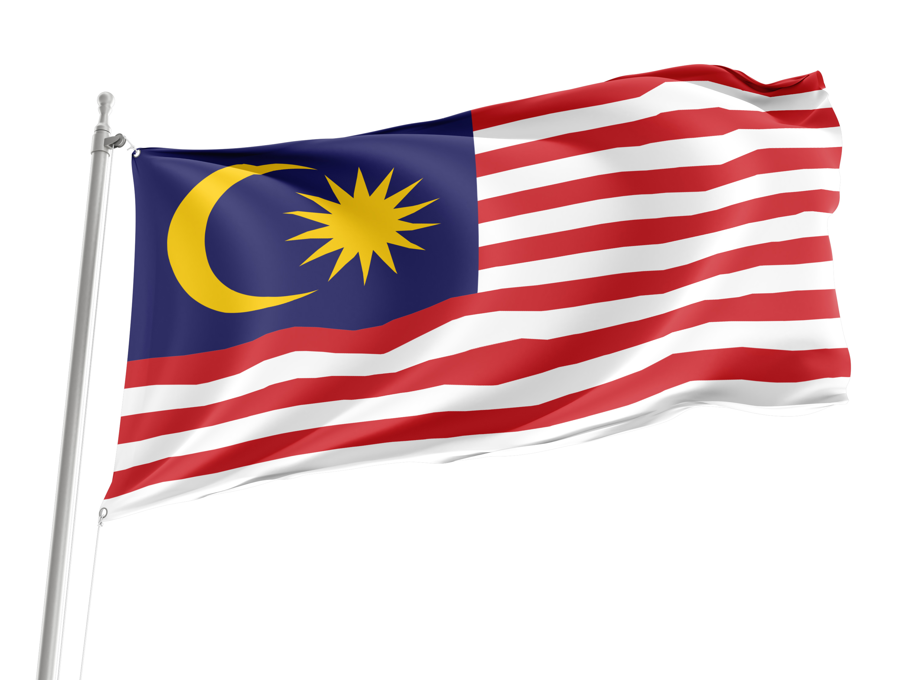 Malaysia Flag for Indoor & Outdoor Use