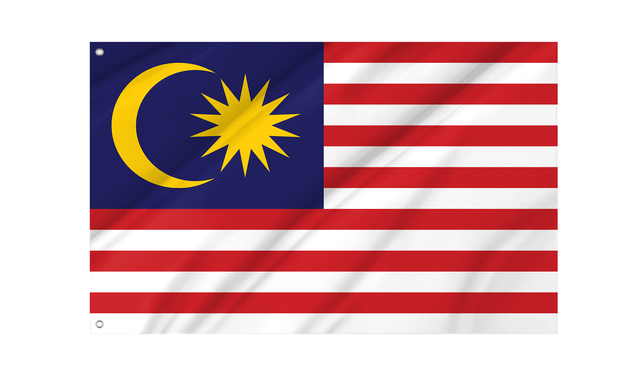Malaysia Flag for Indoor & Outdoor Use
