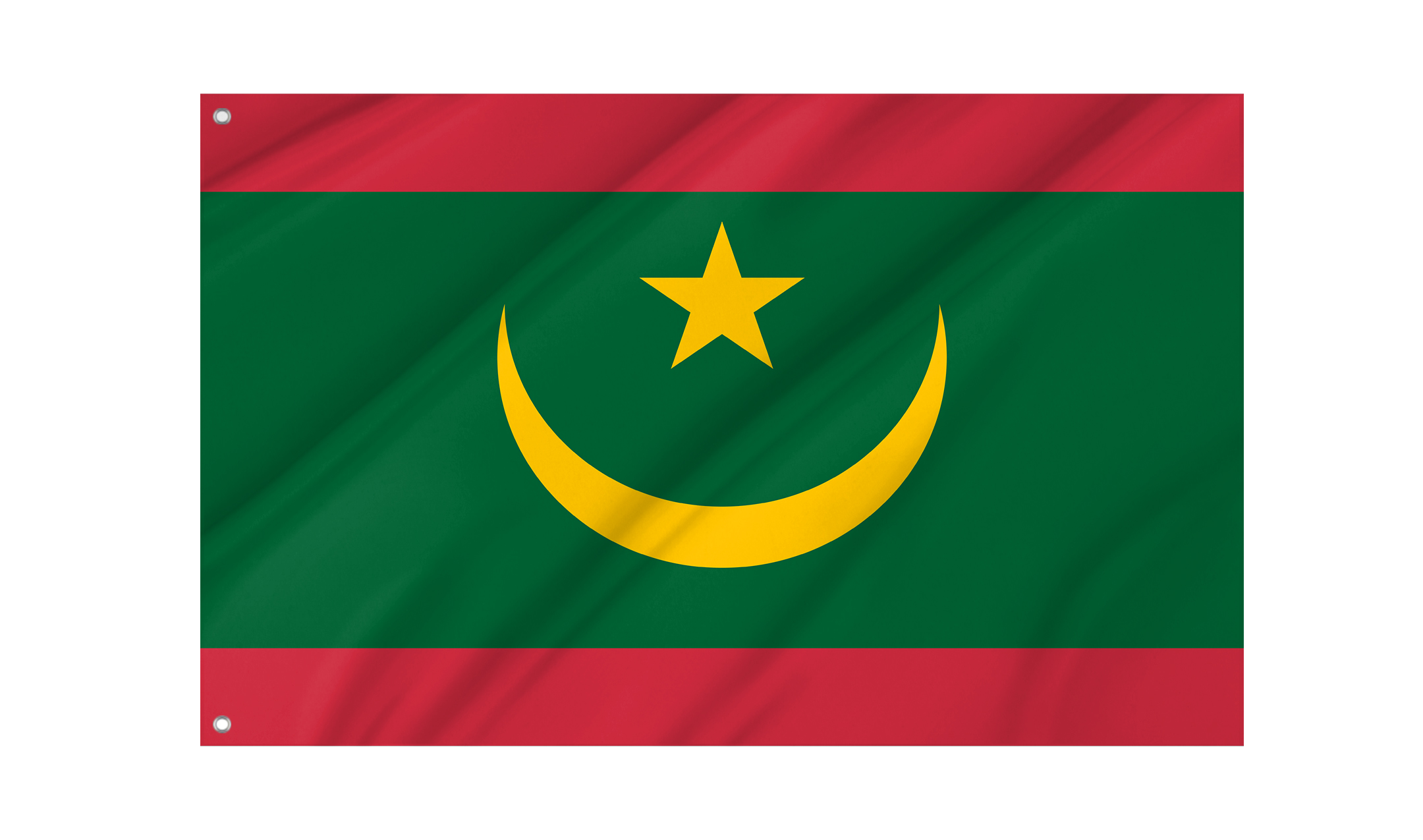 Mauritania Flag for Indoor & Outdoor Use