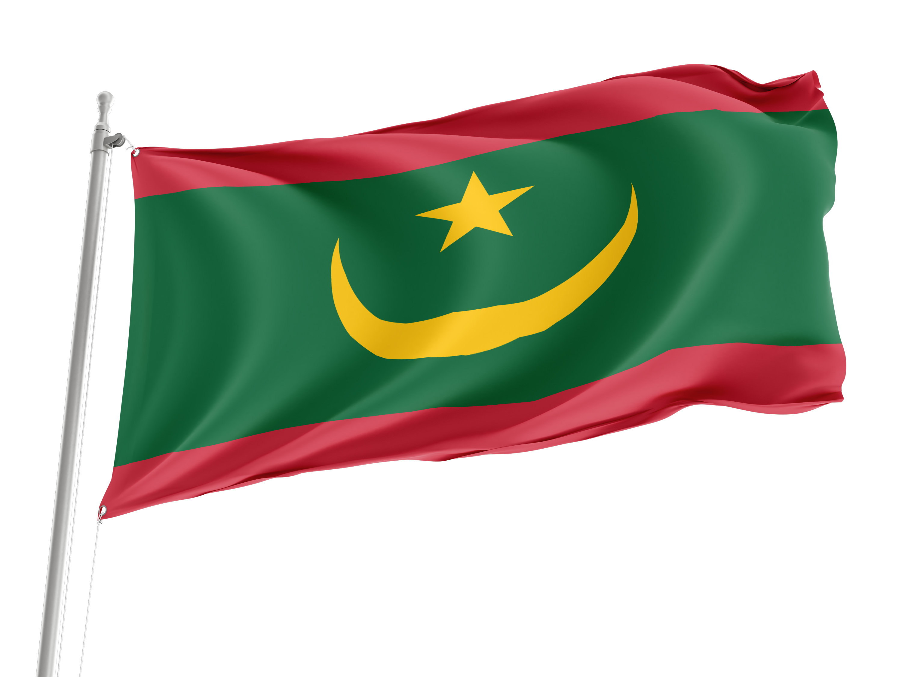 Mauritania Flag for Indoor & Outdoor Use
