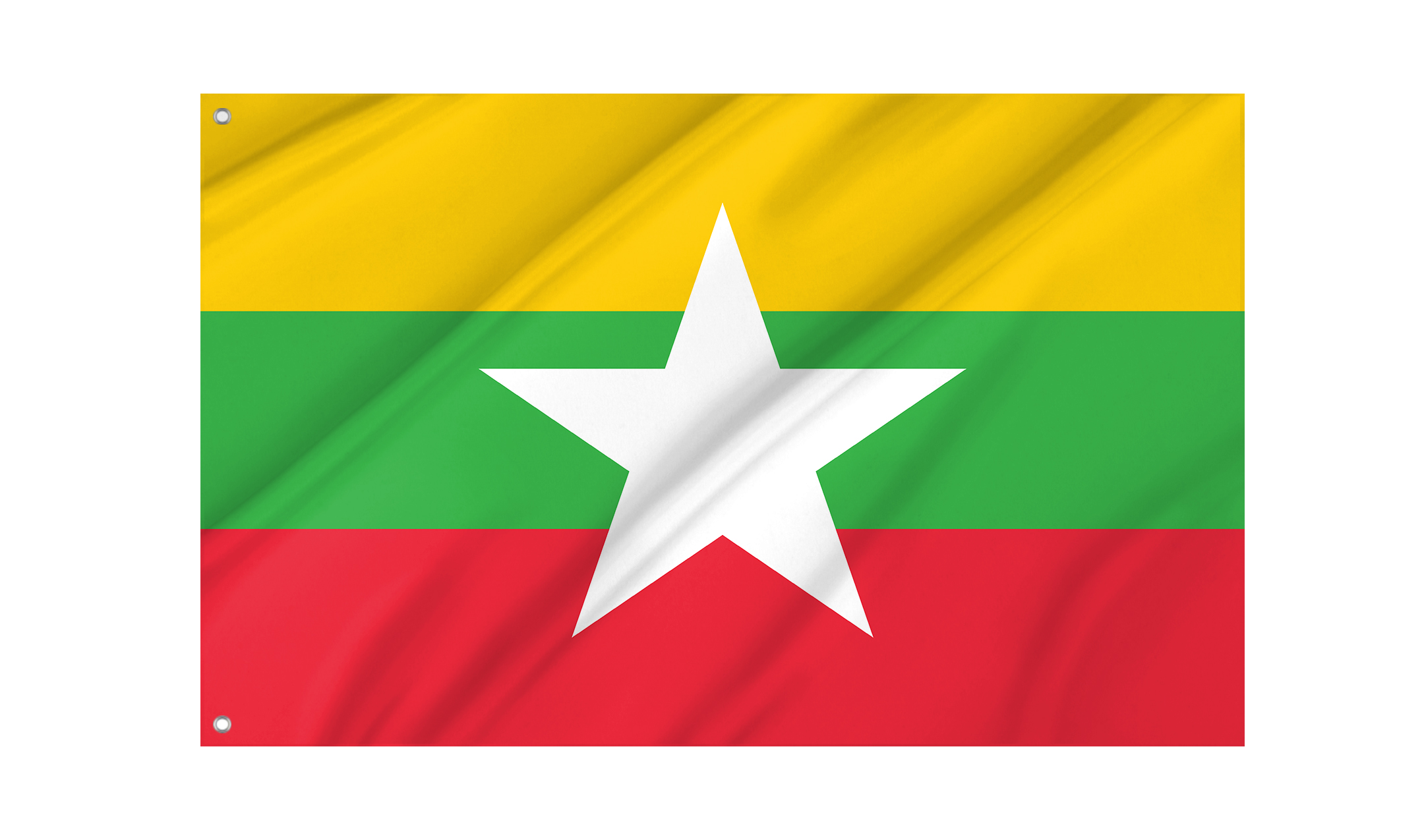 Myanmar Flag for Indoor & Outdoor Use