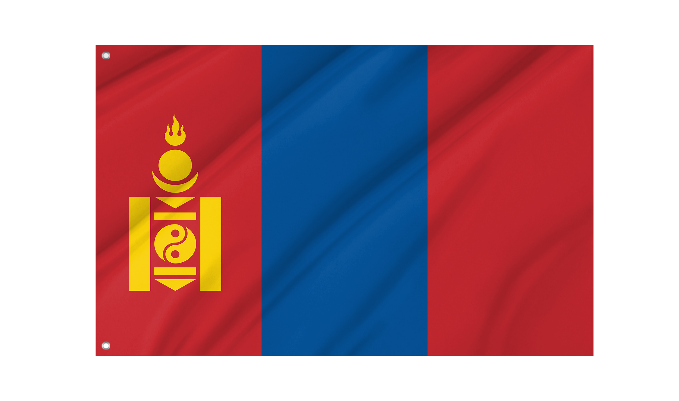 Mongolia Flag for Indoor & Outdoor Use