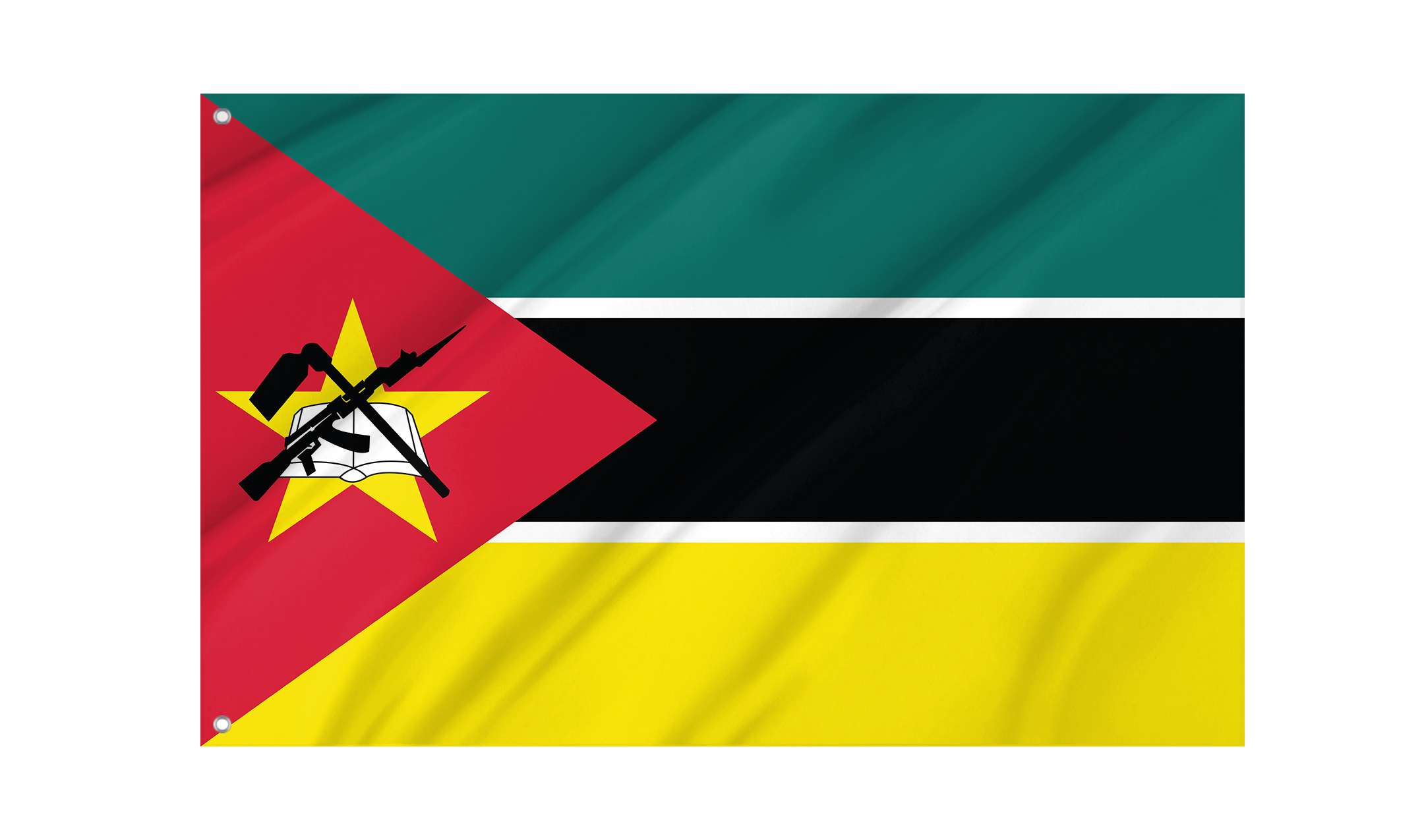 Mozambique Flag for Indoor & Outdoor Use