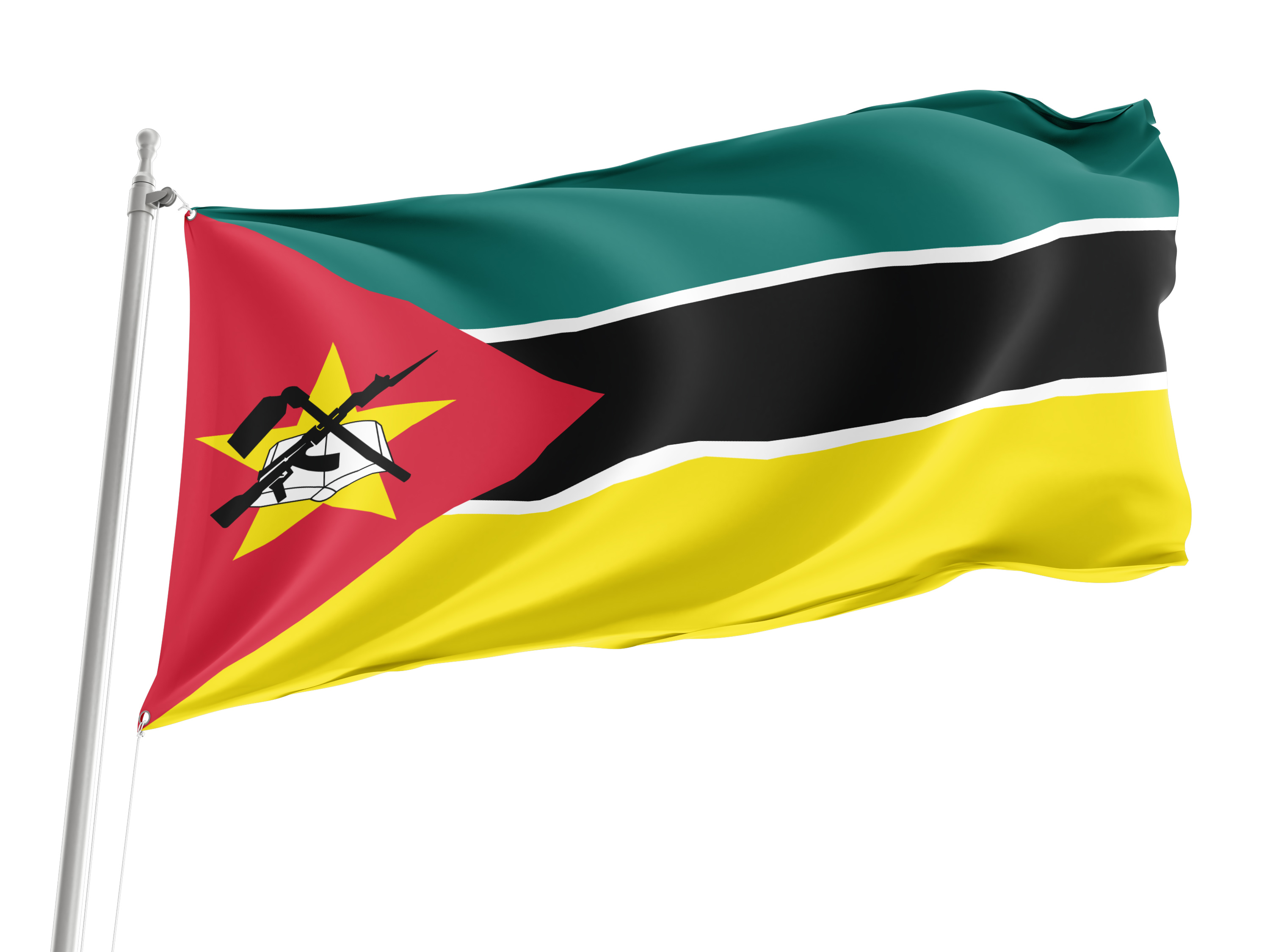 Mozambique Flag for Indoor & Outdoor Use